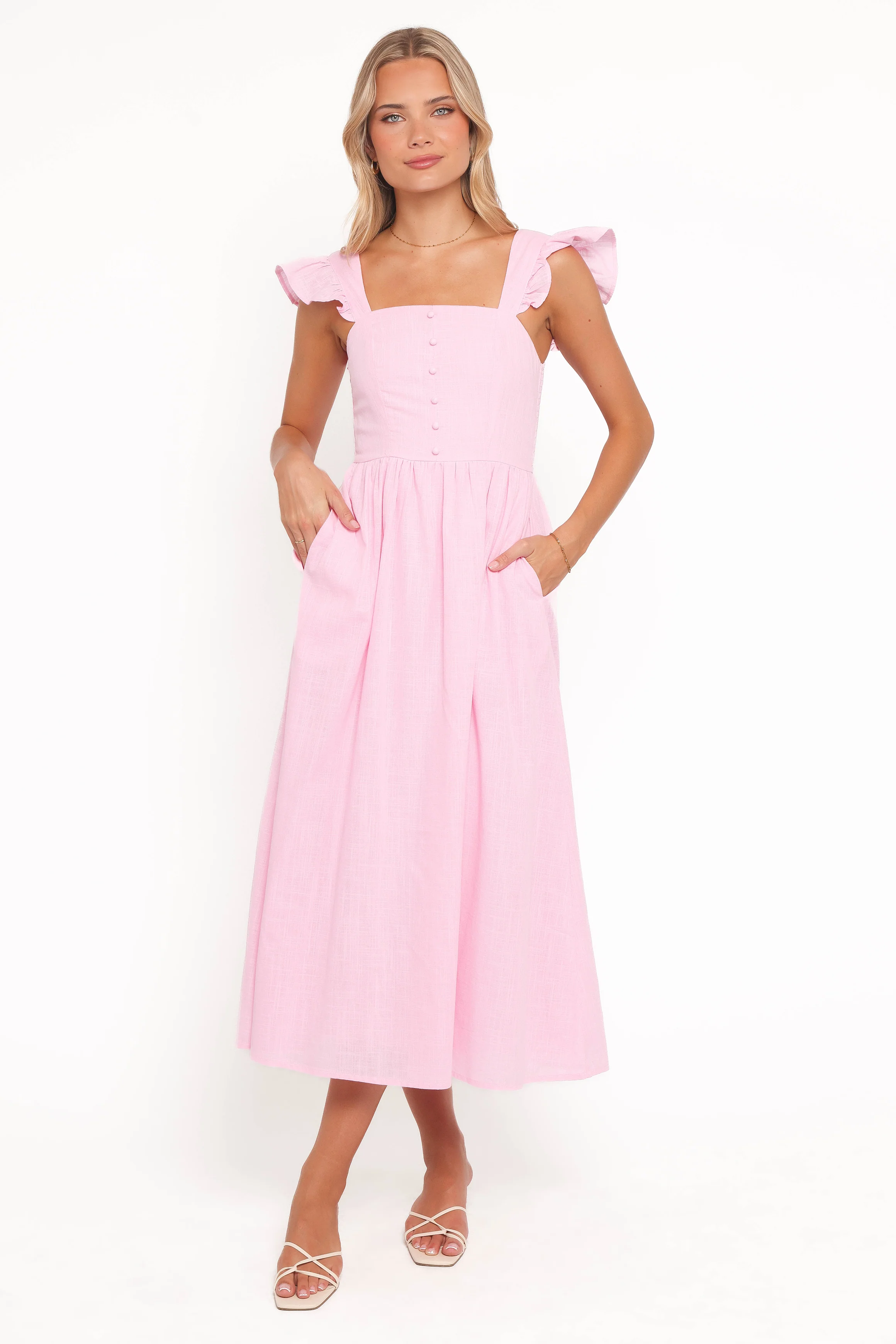 Tiarne Midi Dress - Pink