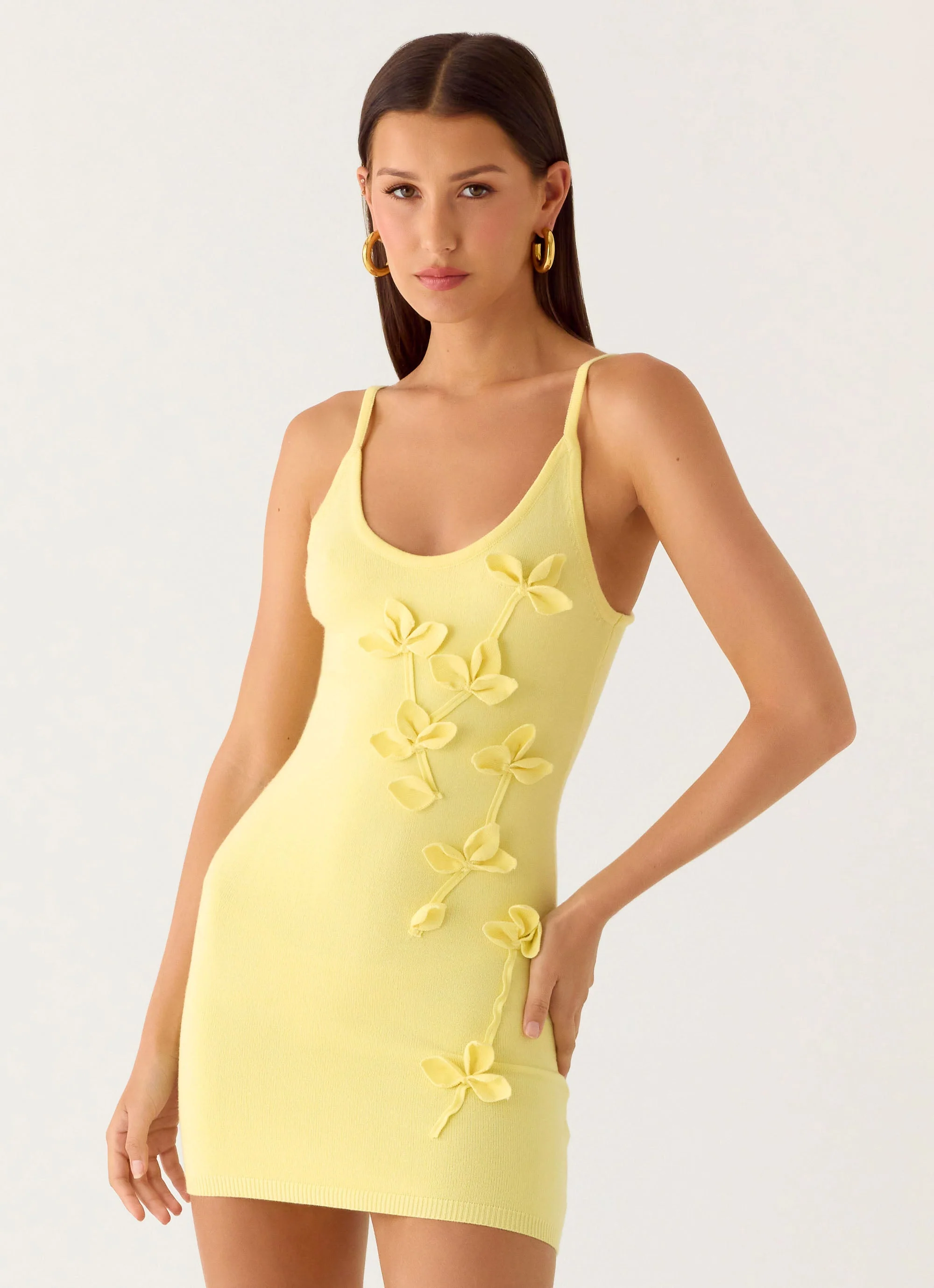 Cottesloe Mini Dress - Yellow - luluinthesky