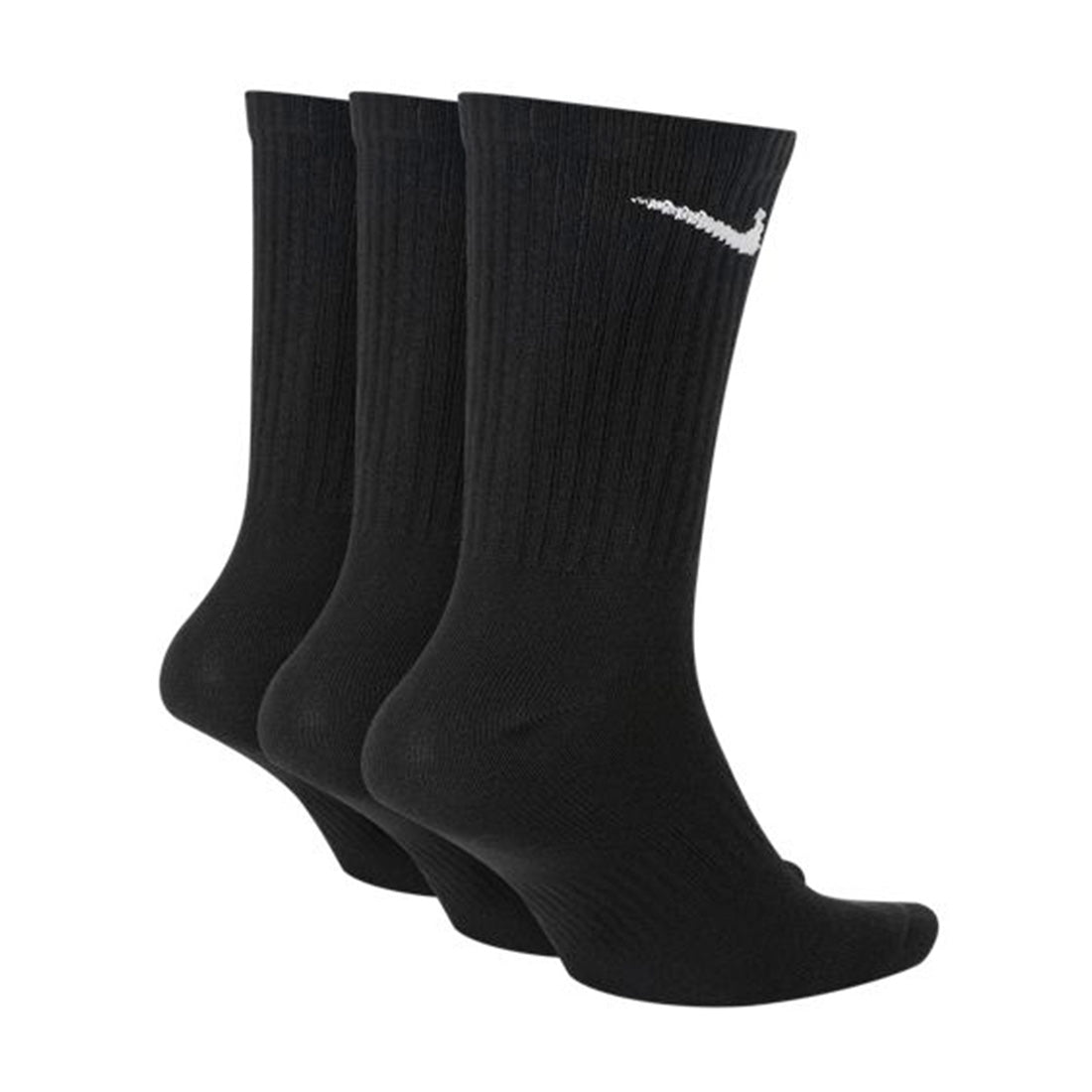 NIKE Everyday Lightweight Training Crew Socks (3 Pairs) BLACK