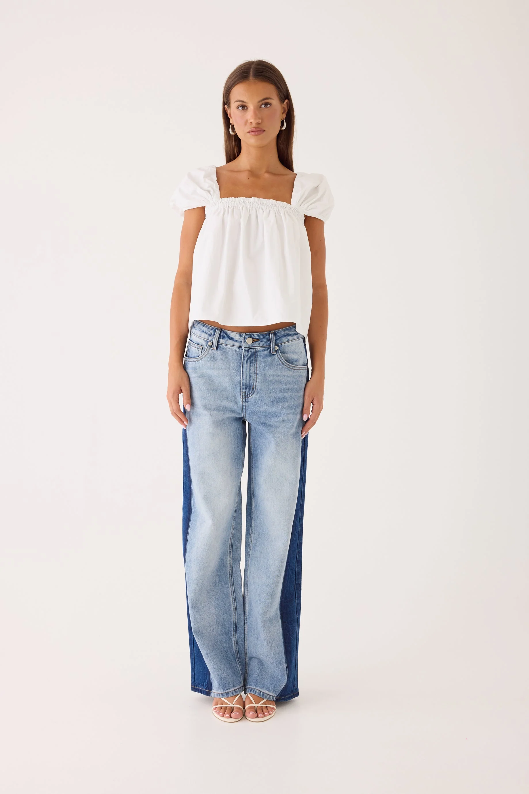 Lawrence Denim Jeans - Washed Blue - luluinthesky