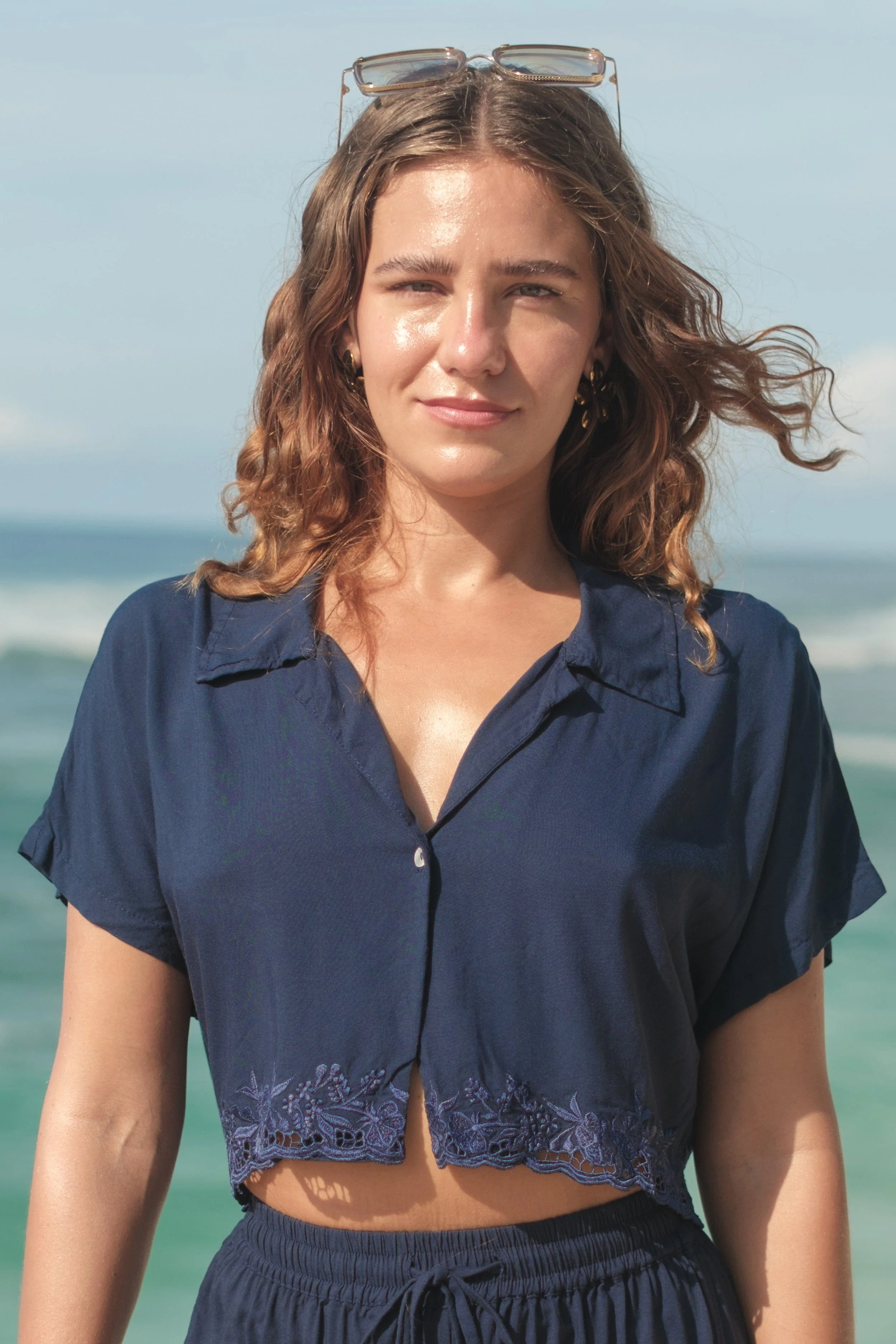 Dalia Top Embroidery