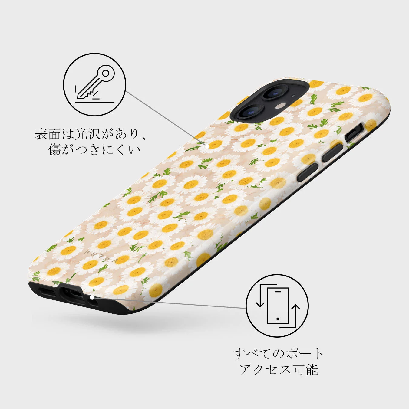 Pure Bliss - Daisy iPhone 12 Mini ケース