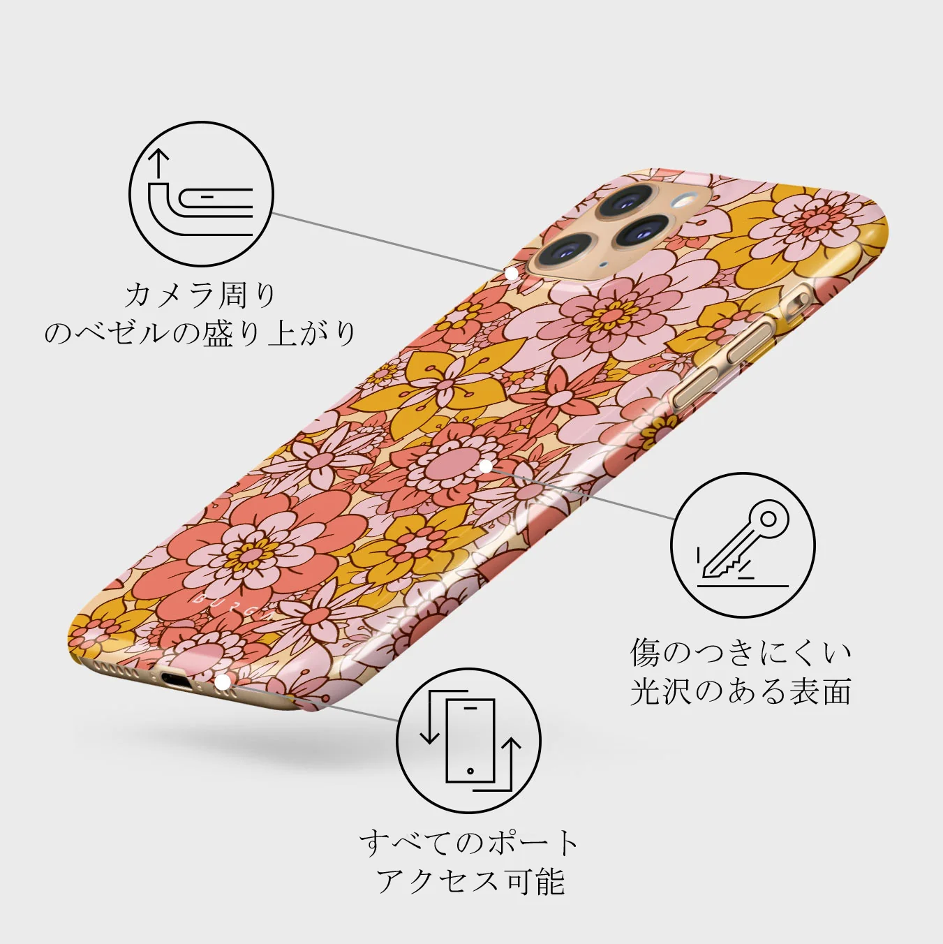 Garden Brunch - Floral iPhone 11 Pro ケース