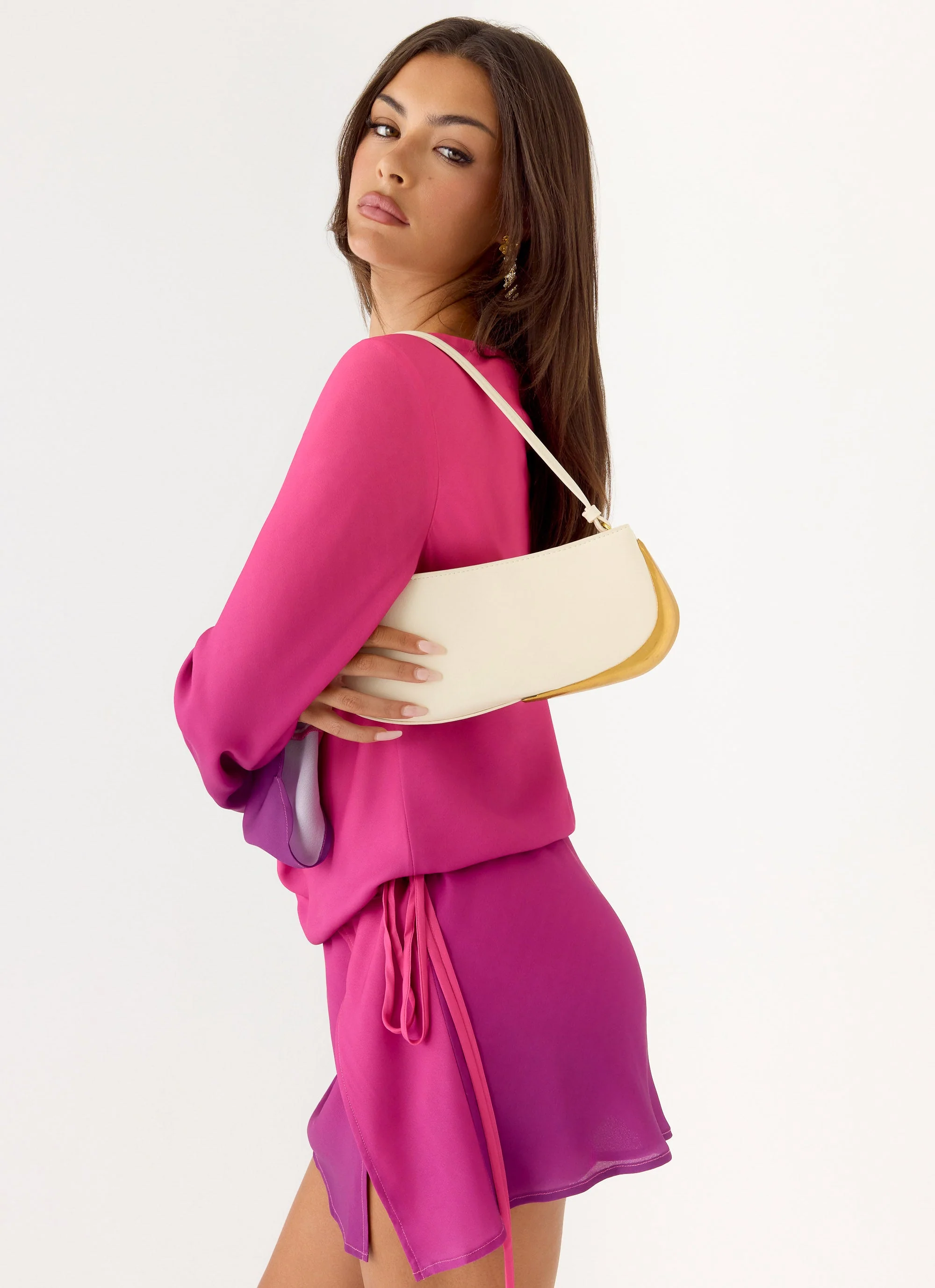 Peach Kiss Bag - Cream - luluinthesky