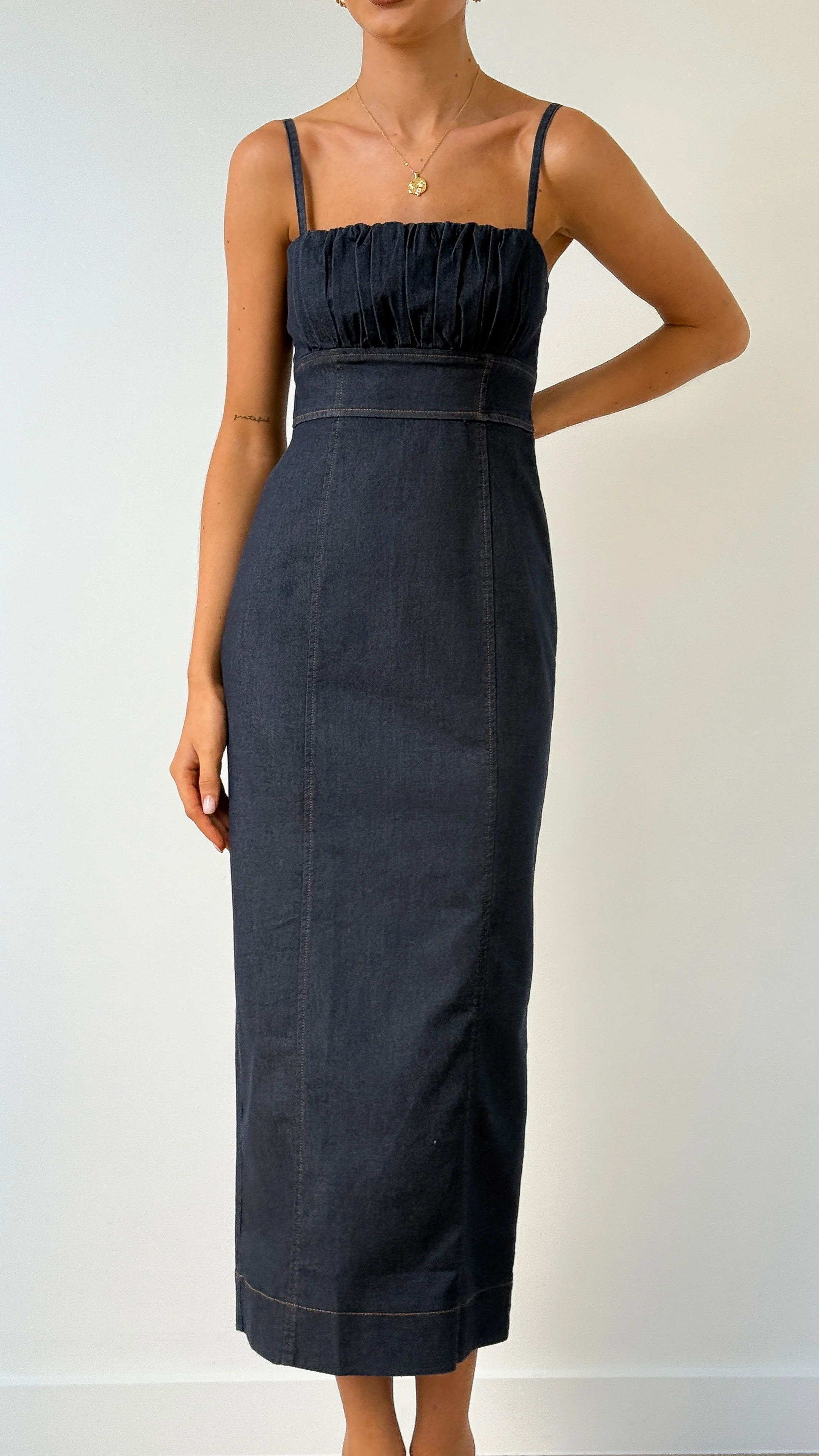 Kiara Maxi Dress - Indigo