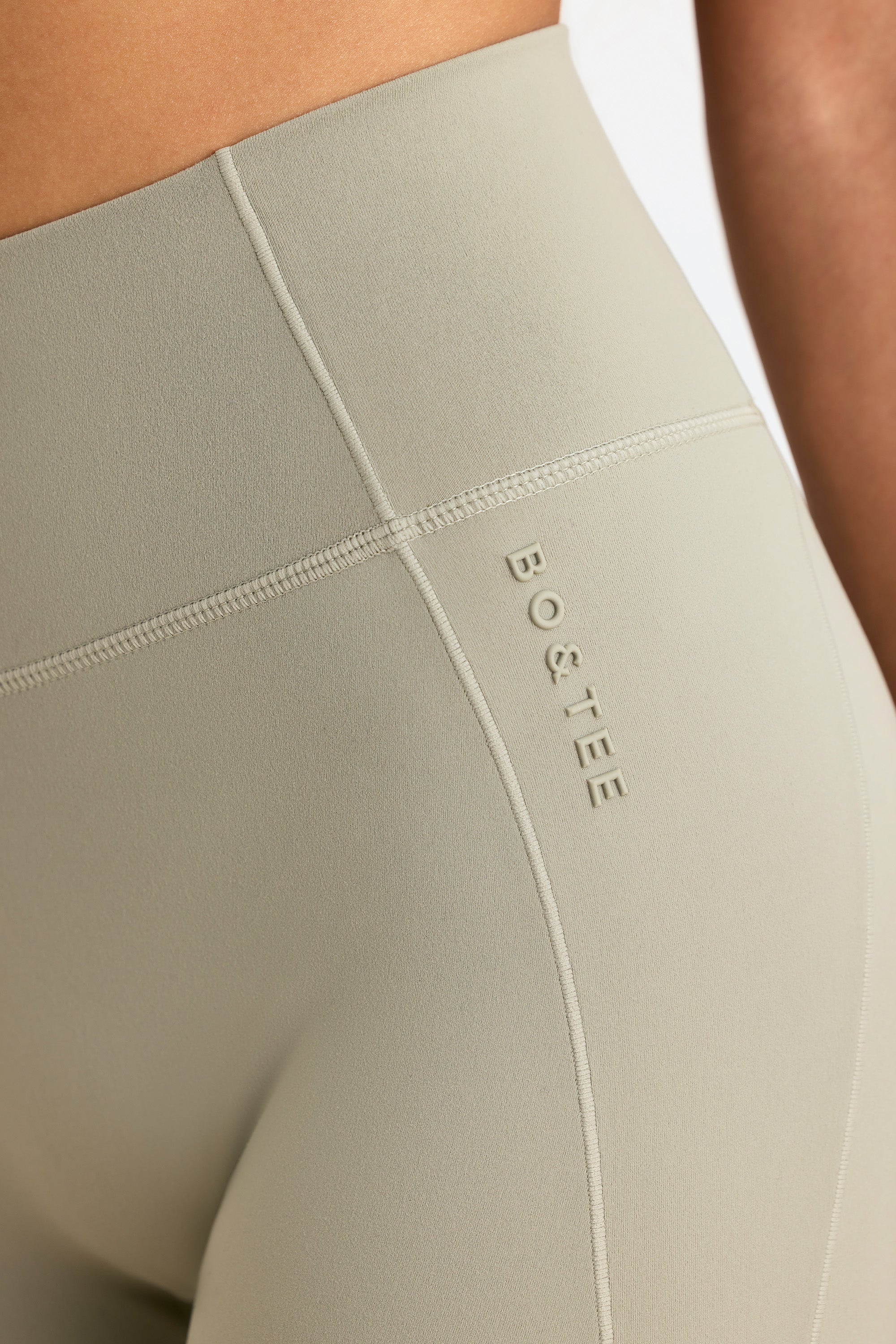 Soft Active High-Waist Leggings in Mineral