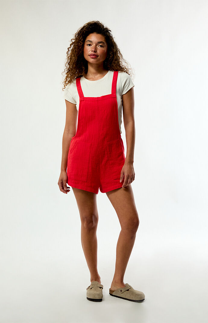 Billabong Beach Crush Denim Overalls