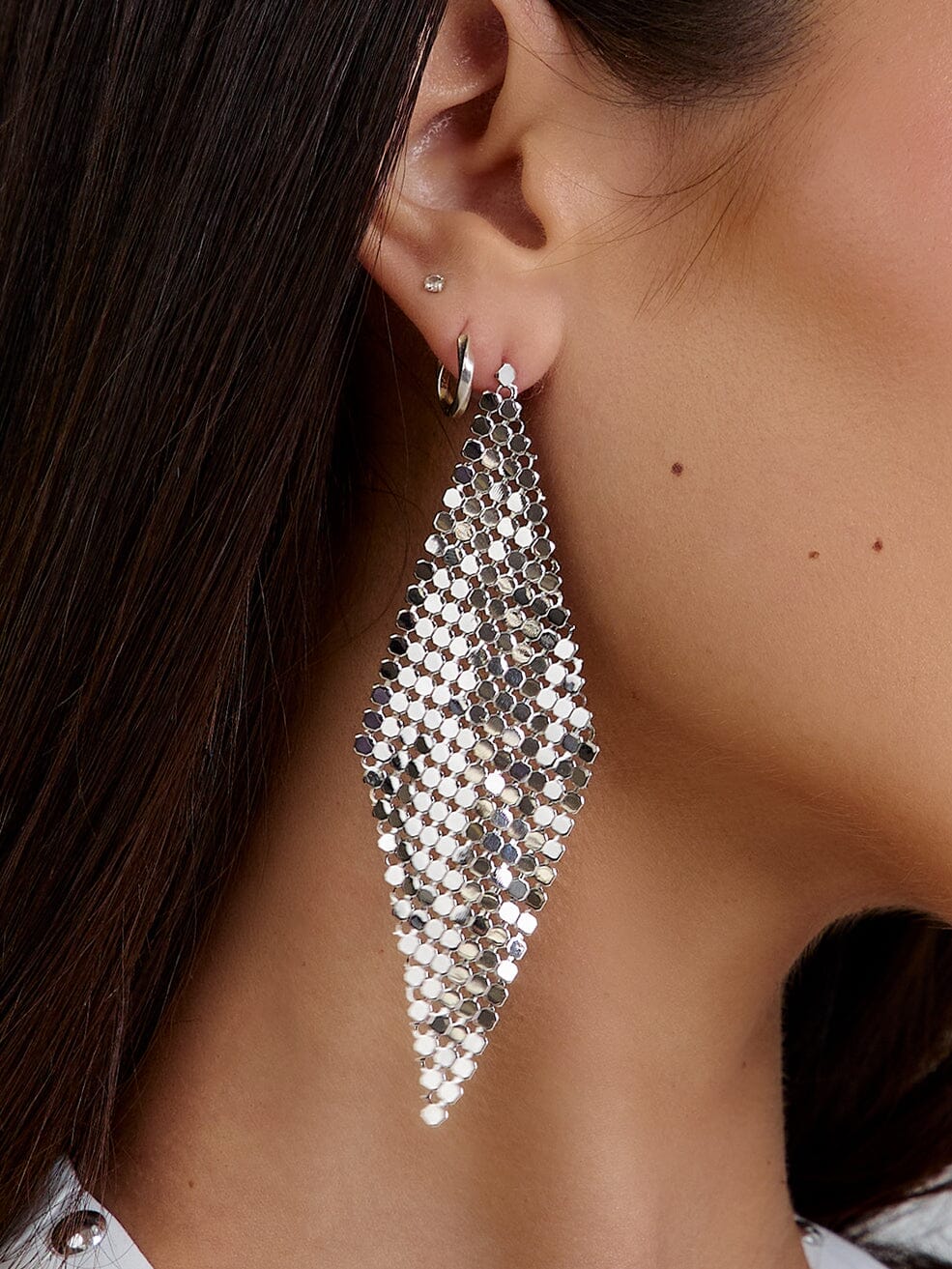 SHONDA EARRING SILVER