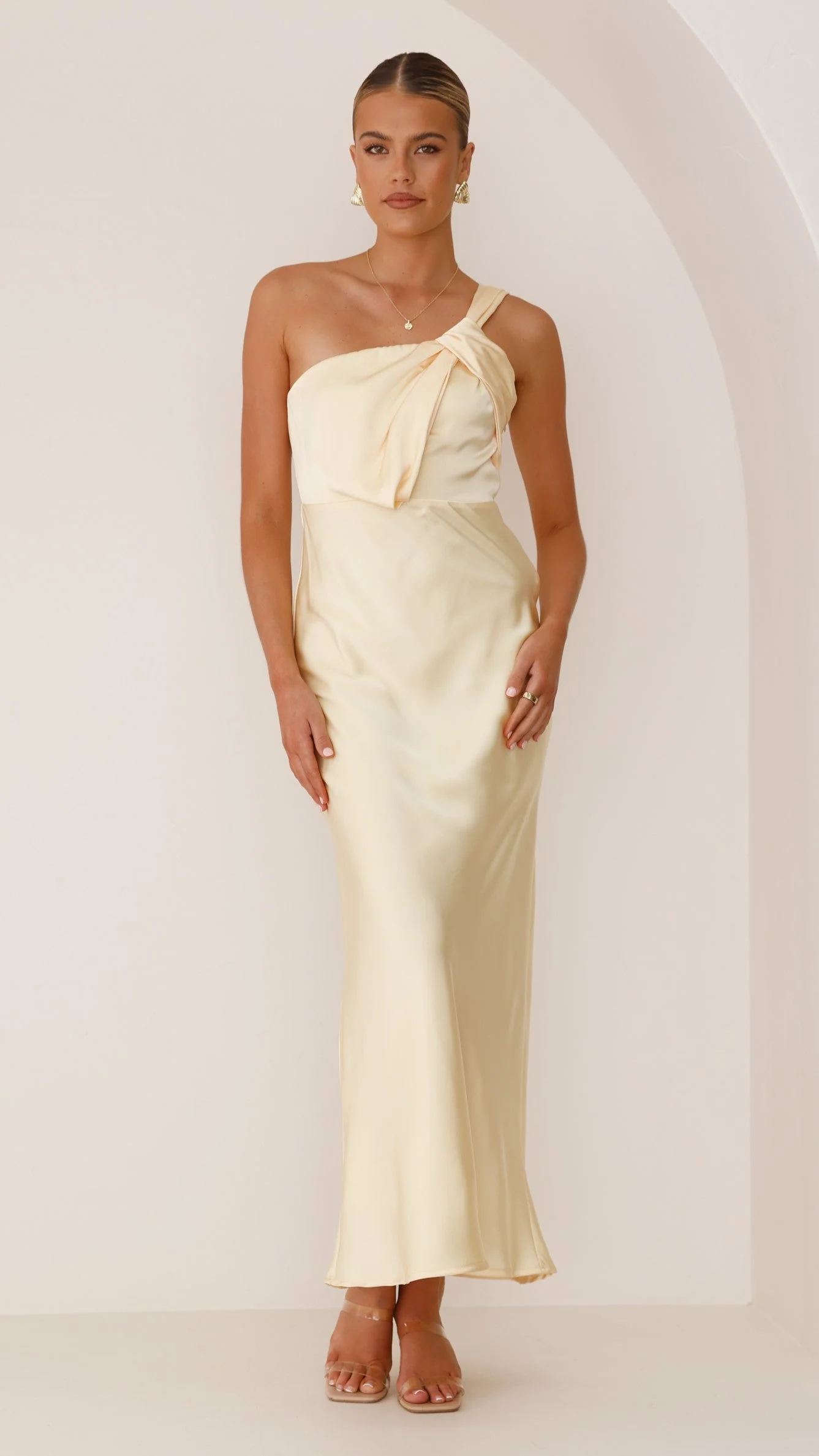 Greta Maxi Dress - Lemon