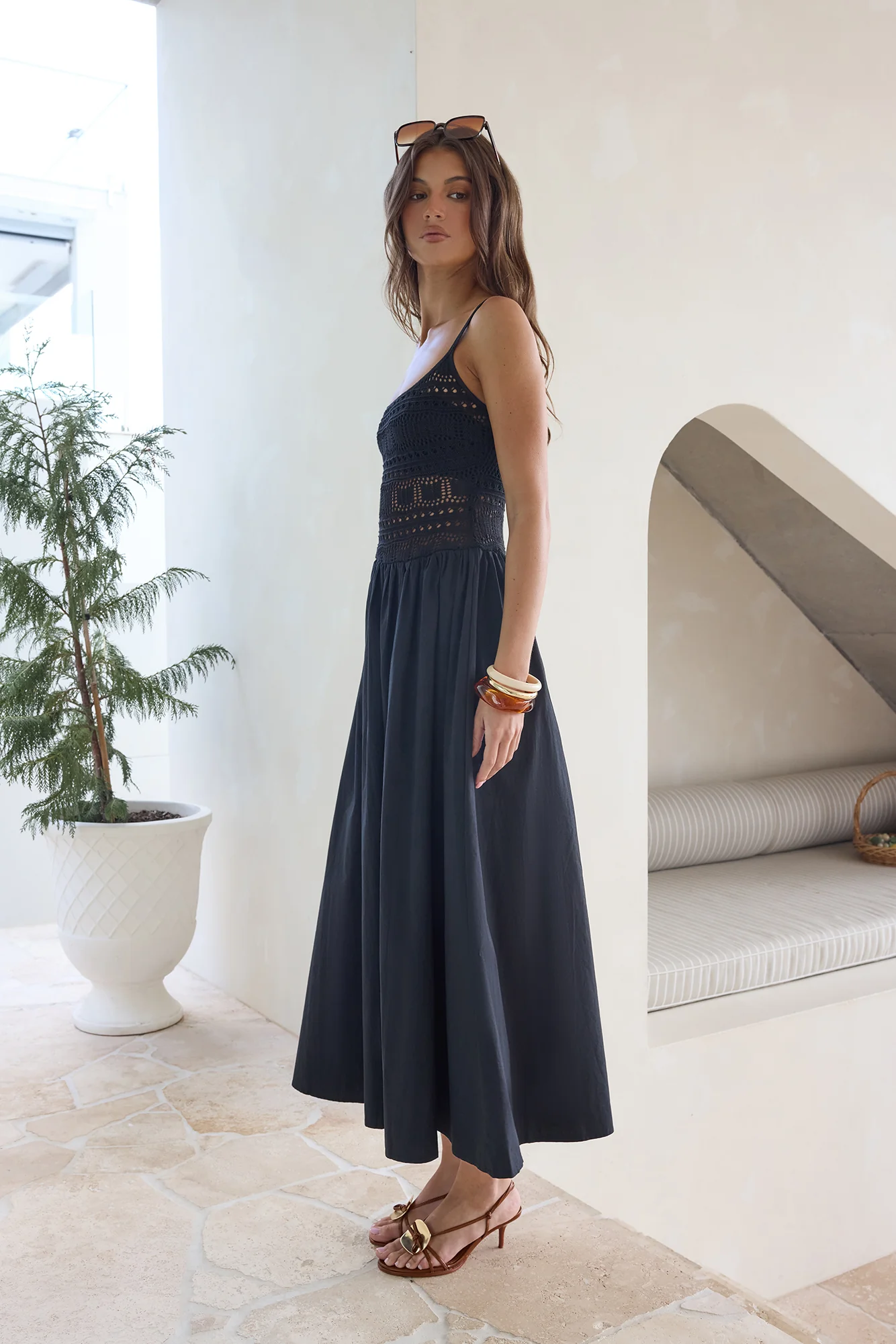 Heat Wave Maxi Dress Black
