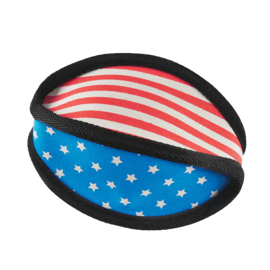 Flag Toofball Super Chewer Durable 2-In-1 + Fetch Dog Toy