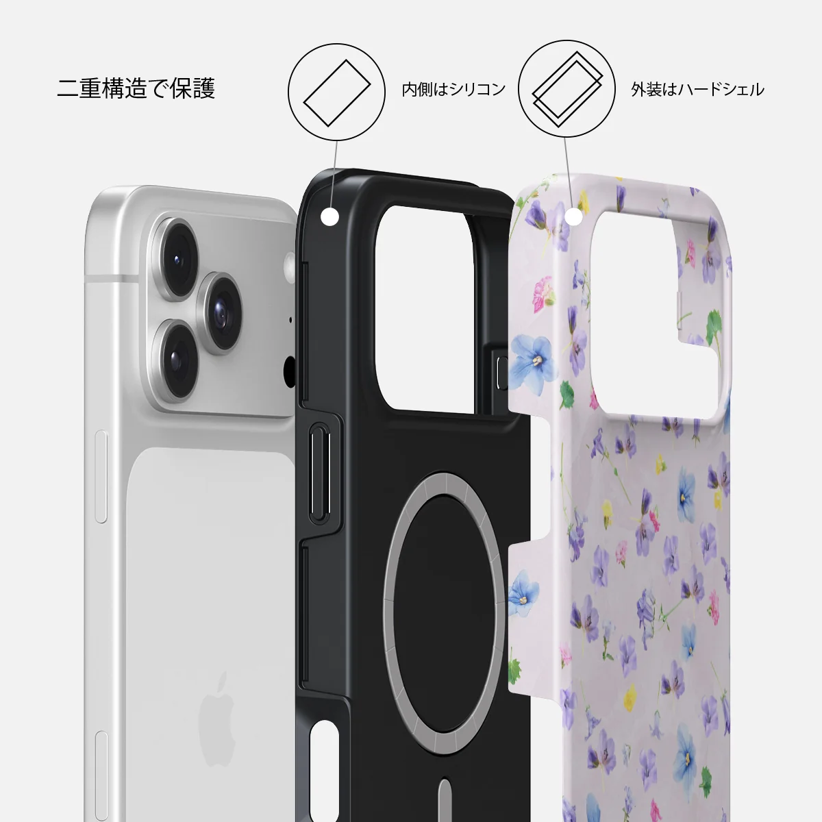 Wildflower - iPhone 18 Pro ケース