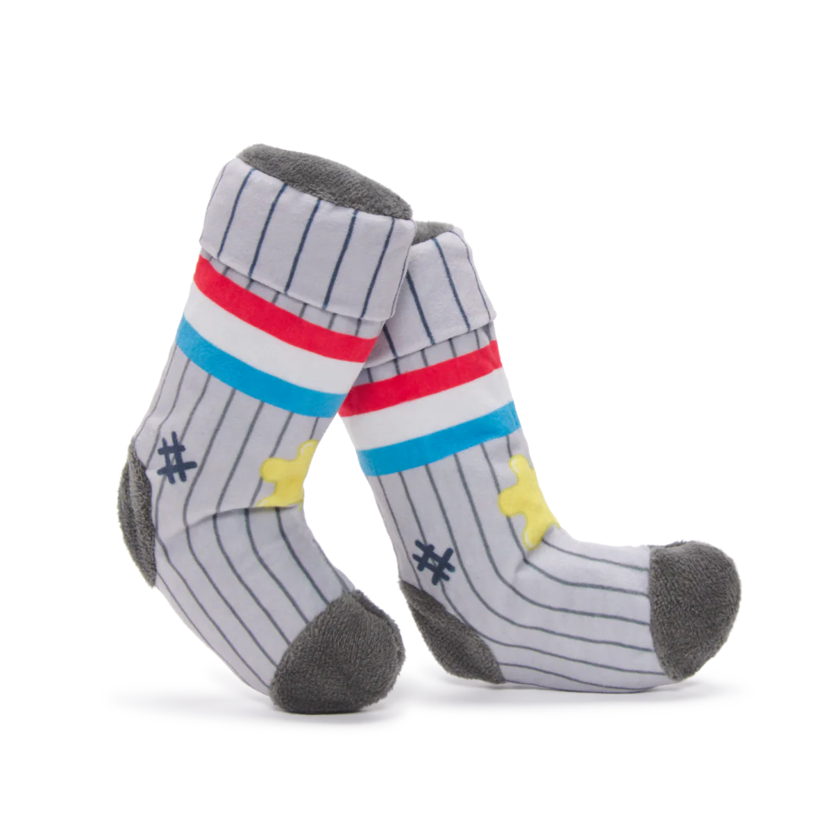 T-eww-be Socks Plush Multi-Part Tug Dog Toy