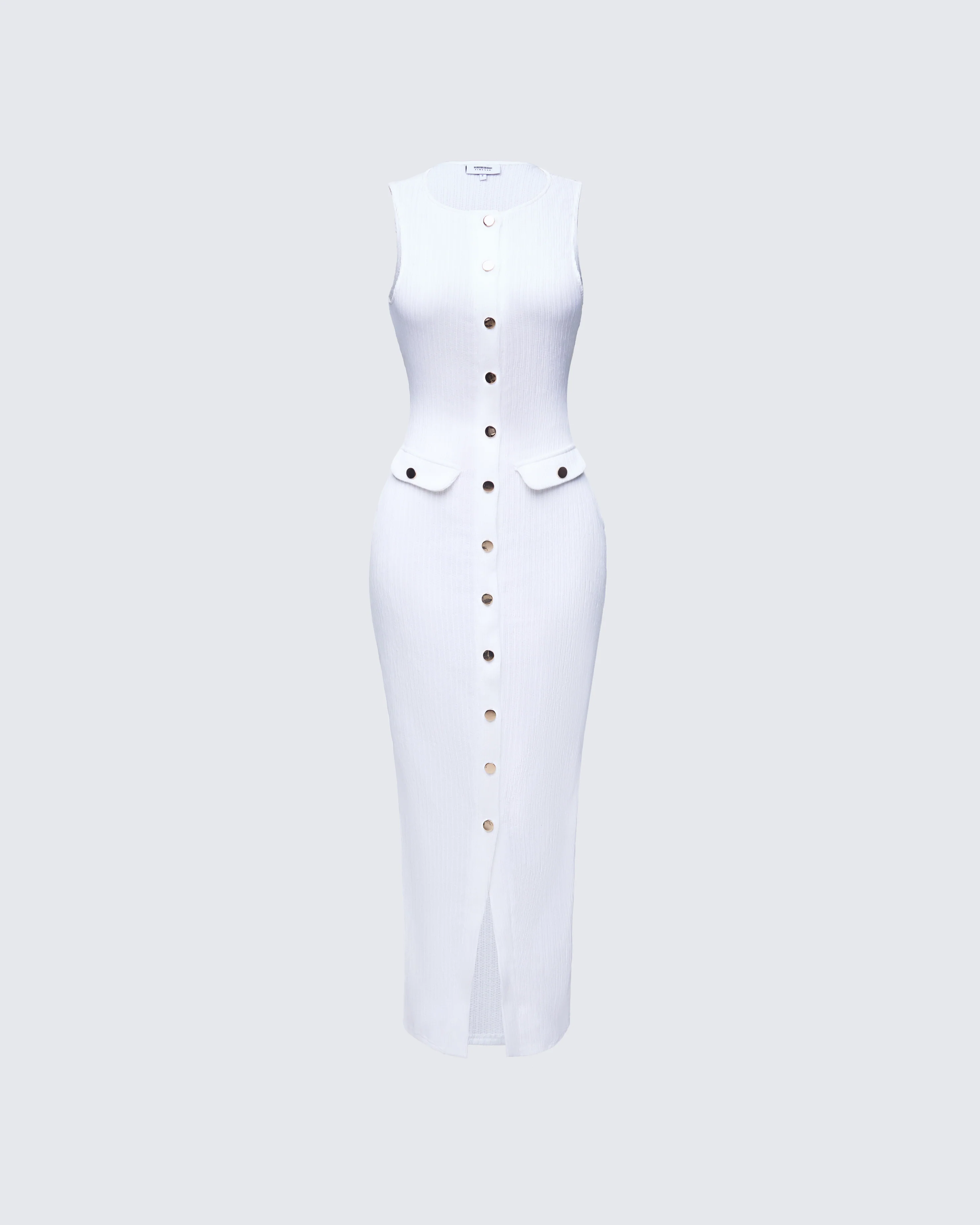 Tansy Ivory Button Up Maxi Dress