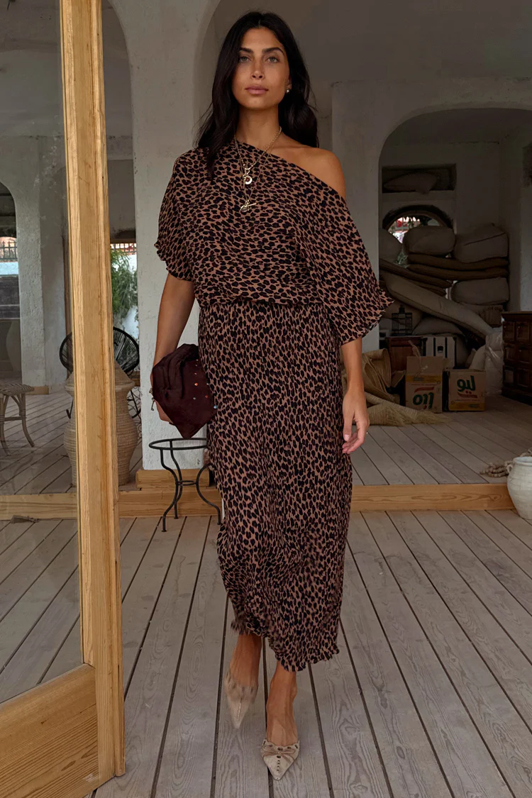 Lucia Leopard Tilly Dress Petite