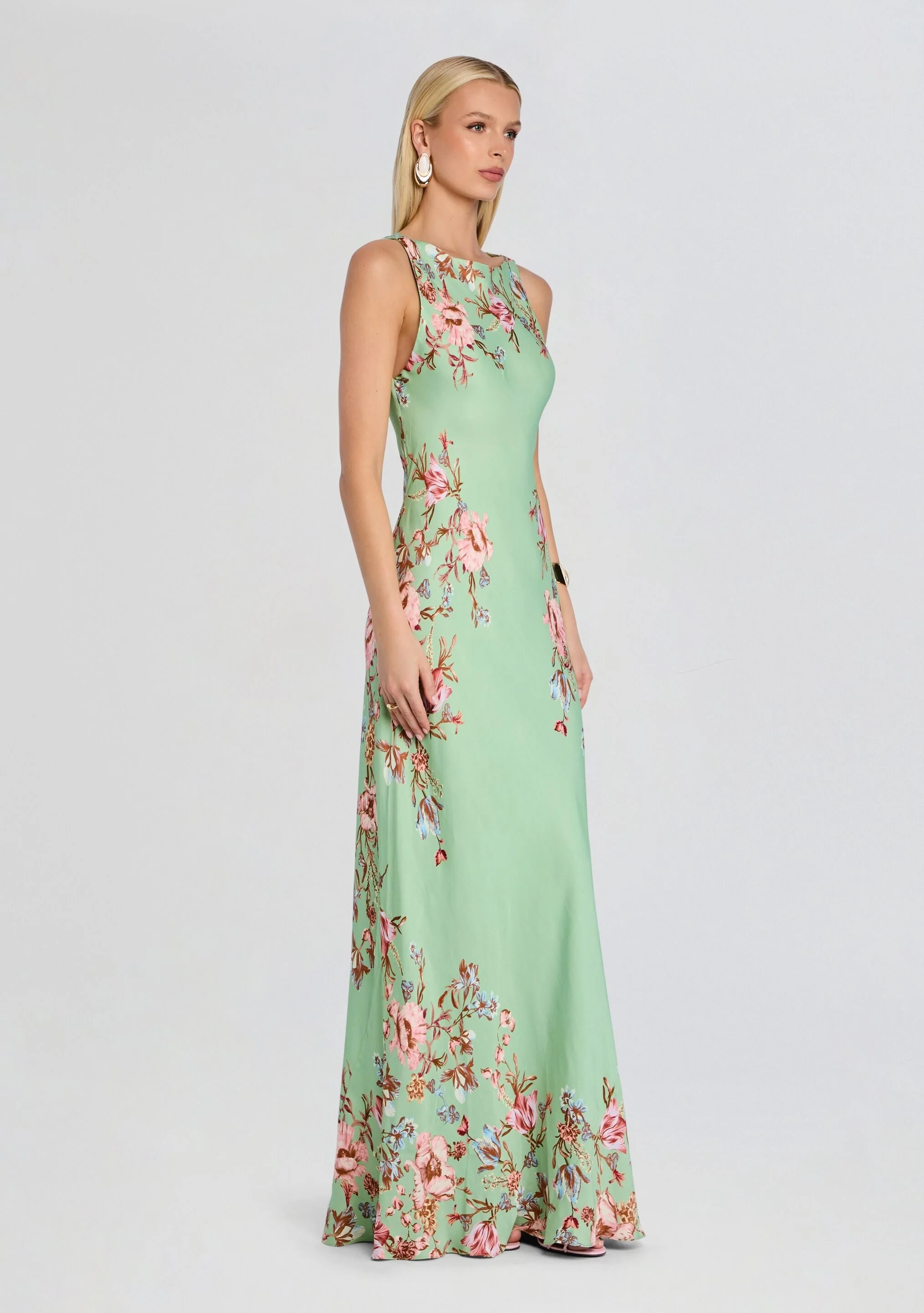 Ezra Bias Maxi Dress