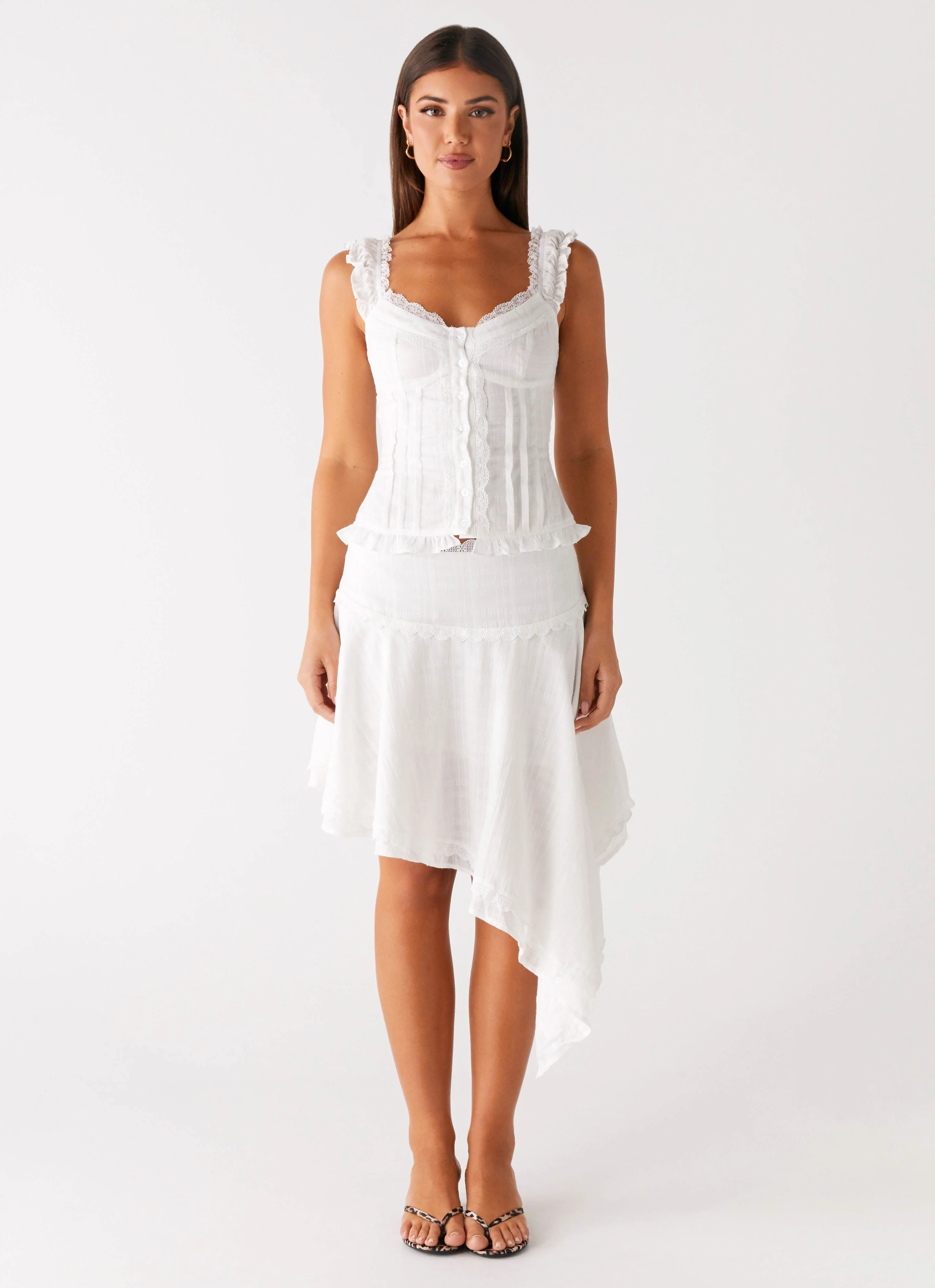 Clearwater Mist Top - White - luluinthesky