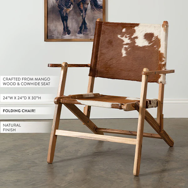 Farmhouse Wood Folding Chair