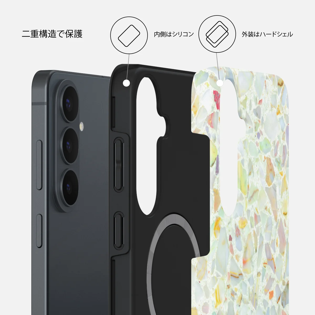 Rainbow Crush - Samsung Galaxy S26 FE ケース
