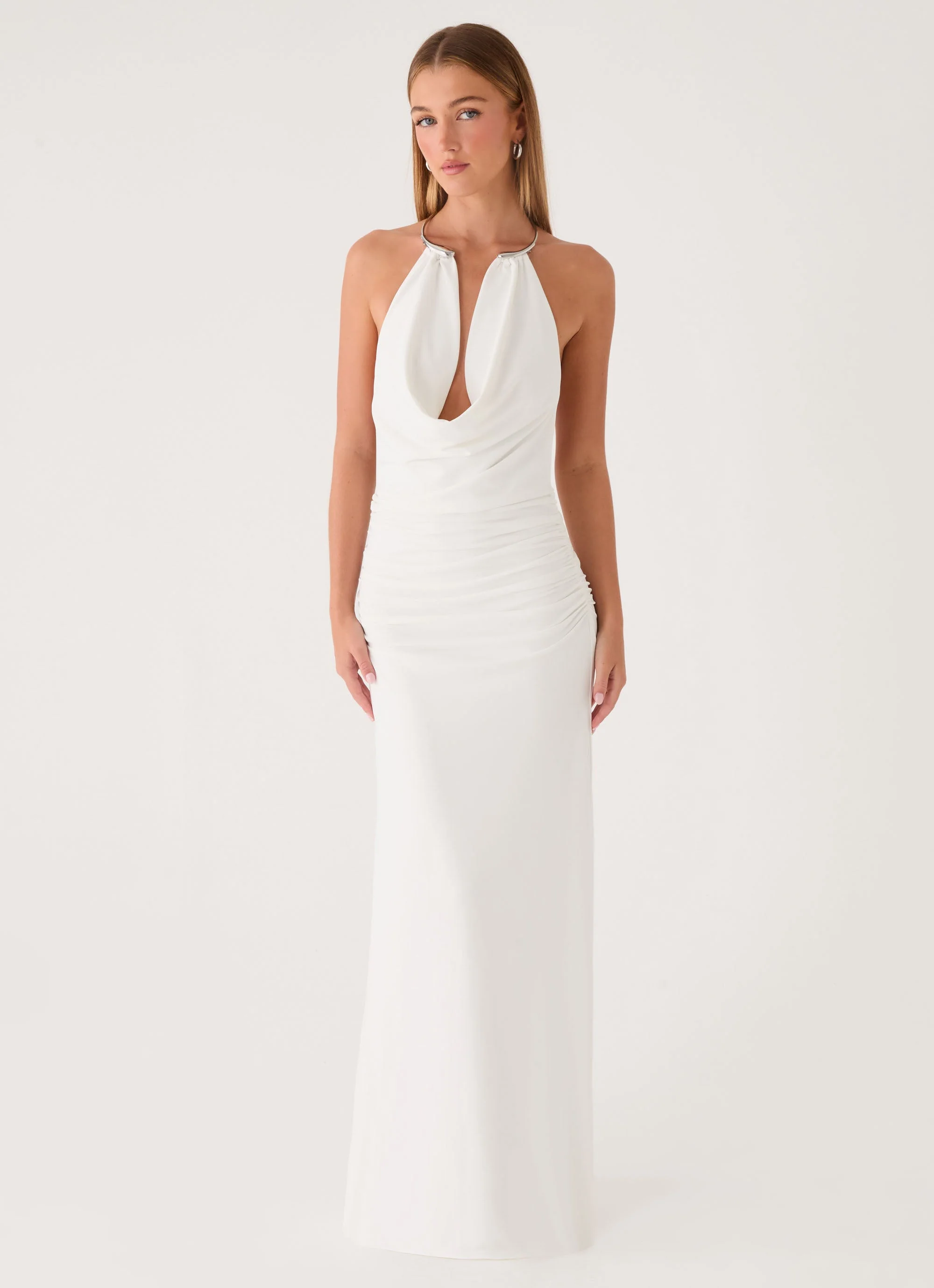 Hena Maxi Dress - White