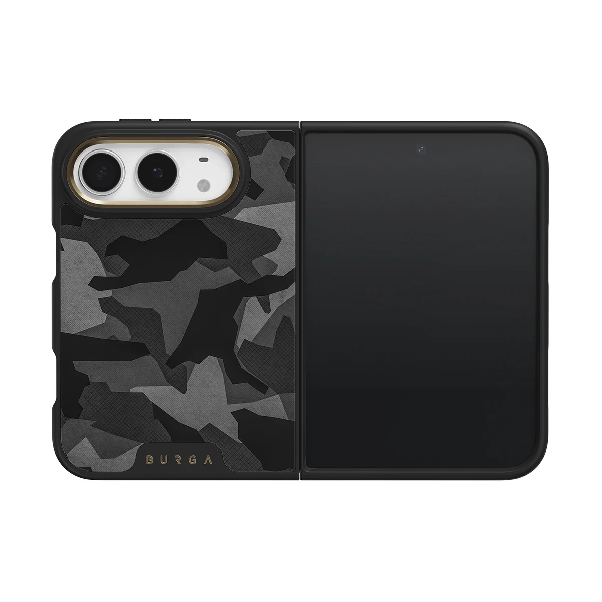 Night Black Camouflage - iPhone Duo ケース