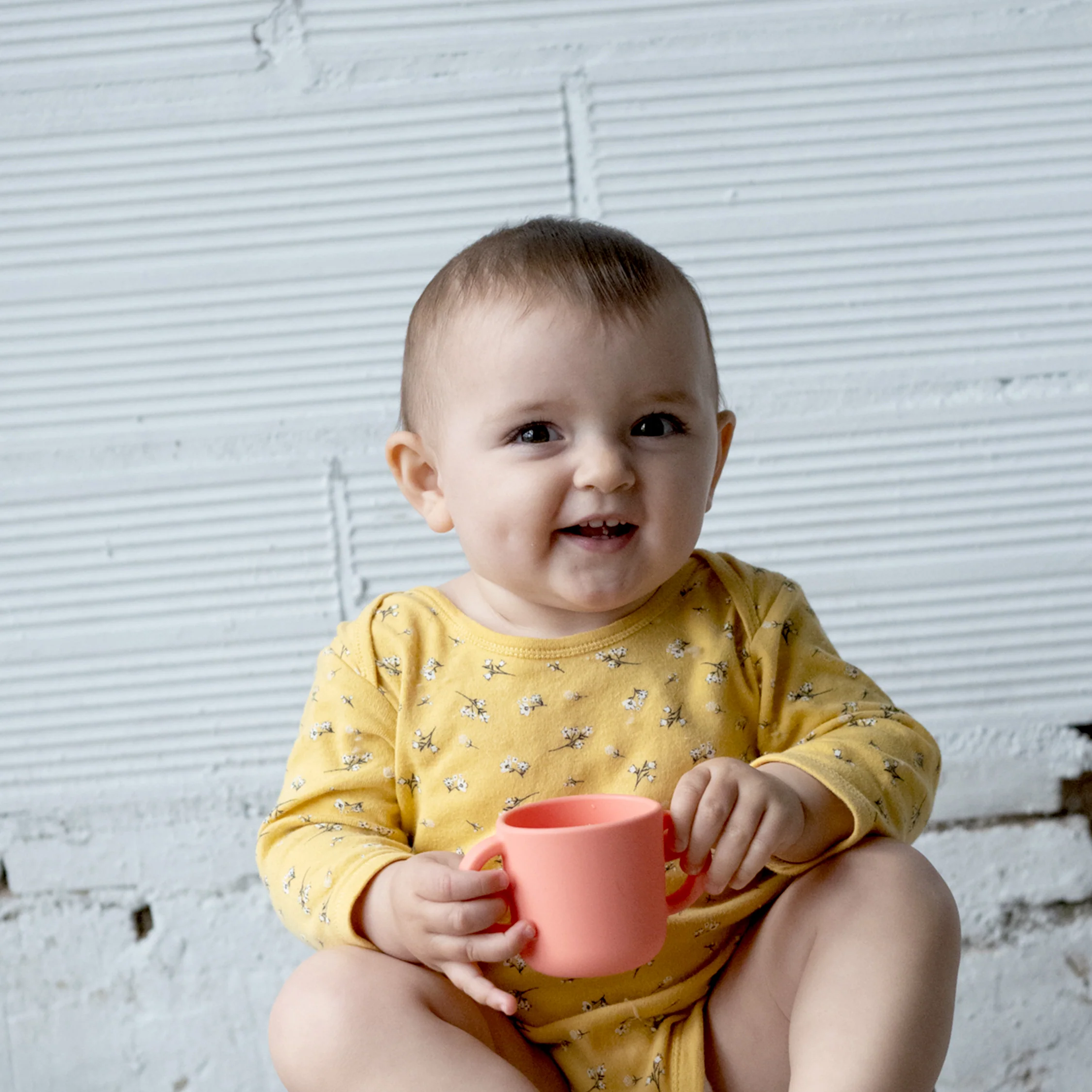 Vogeelle Silicone Training Cup Set - Mimosa / Coral