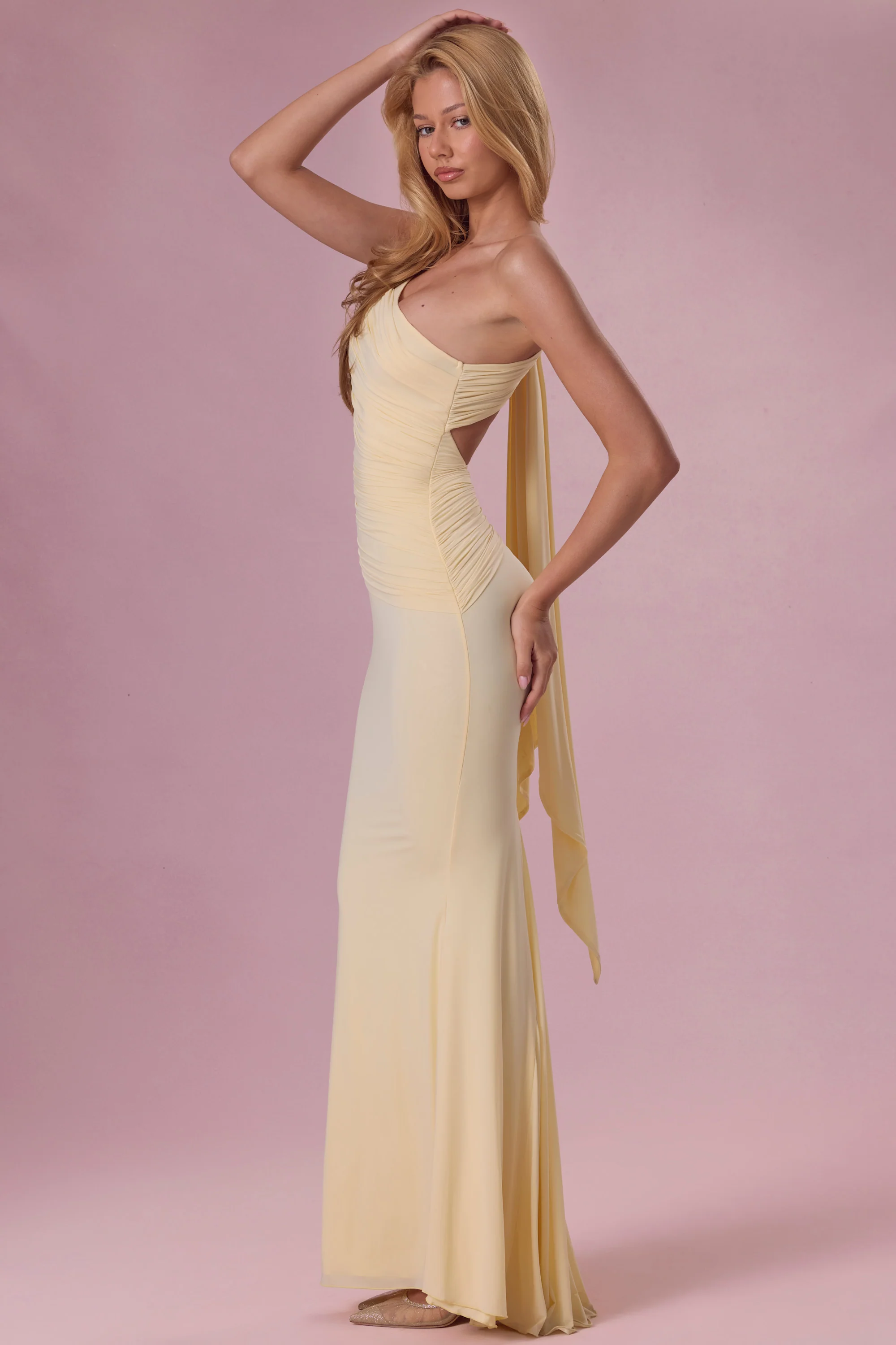Jersey Bridesmaid Dress in Butter