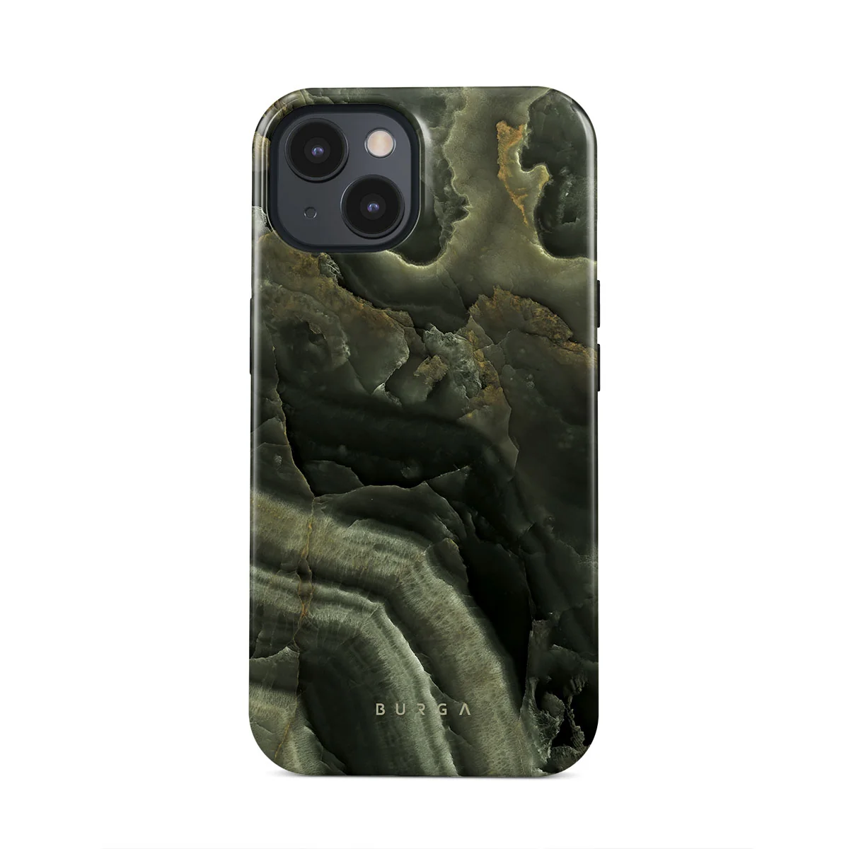 Misty Forest - Green Marble iPhone 13 ケース
