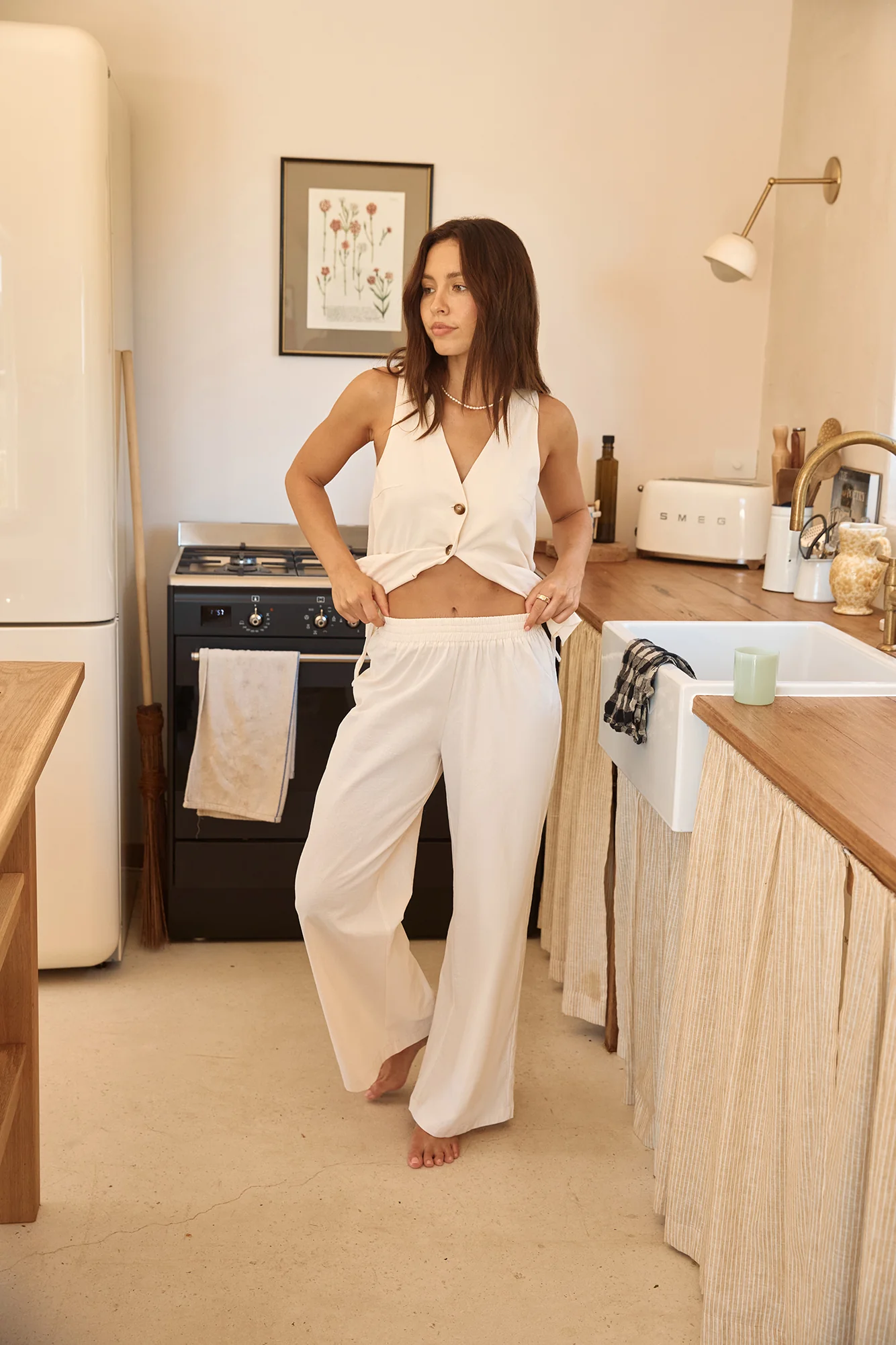 Heading South Pants Beige