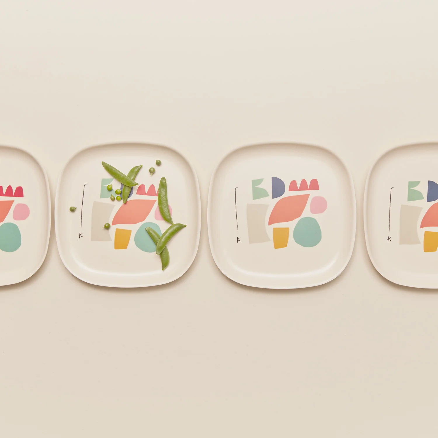 Vogeelle Illustrated Medium Plate Set - Color Series