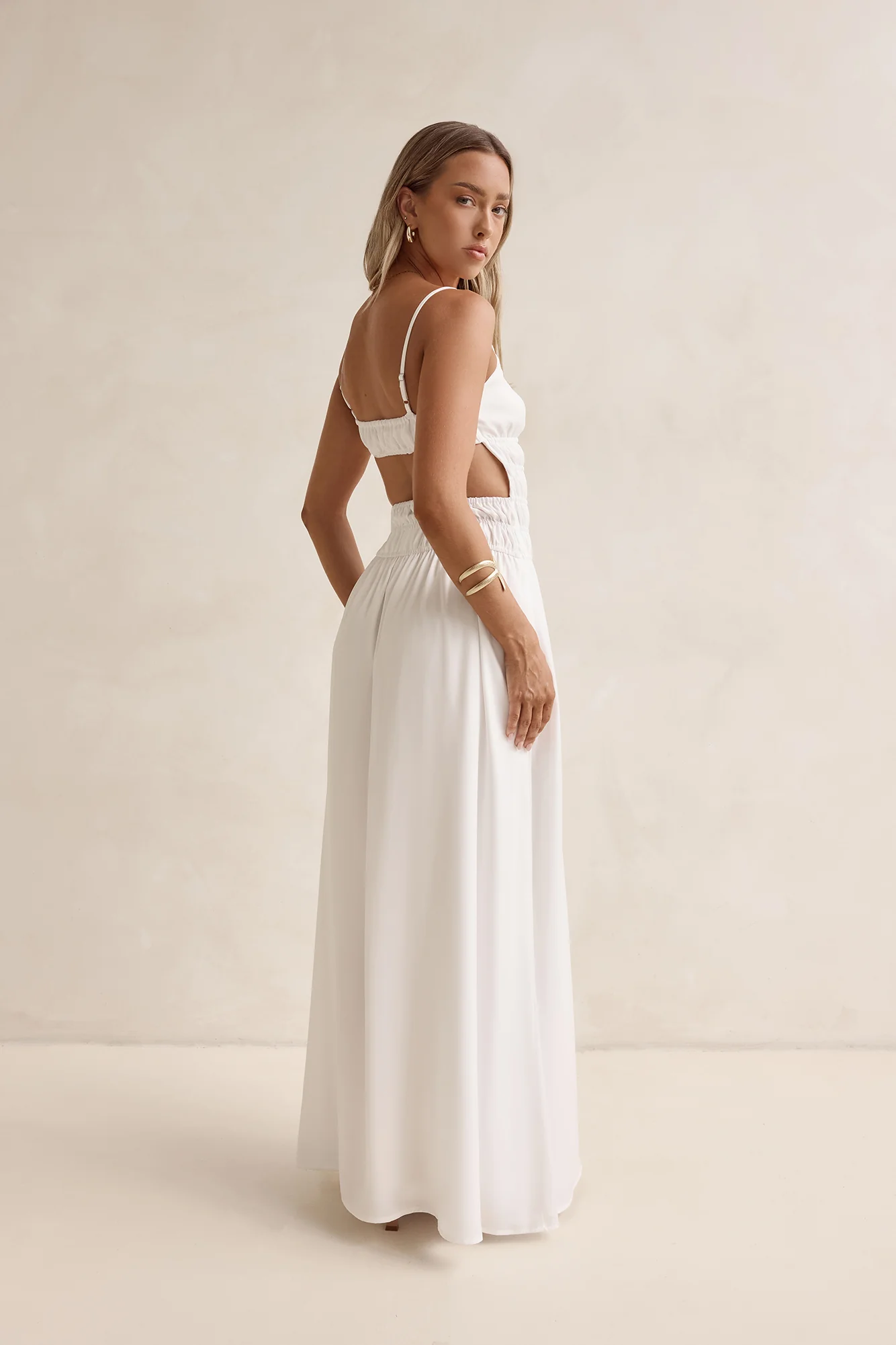 Sunbeam Days Maxi Dress White