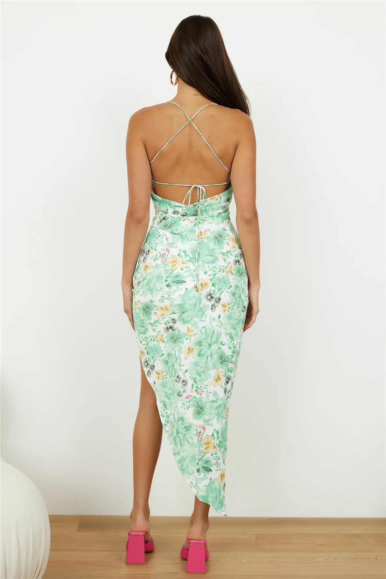 On The Island Midi Dress Green - luluinthesky