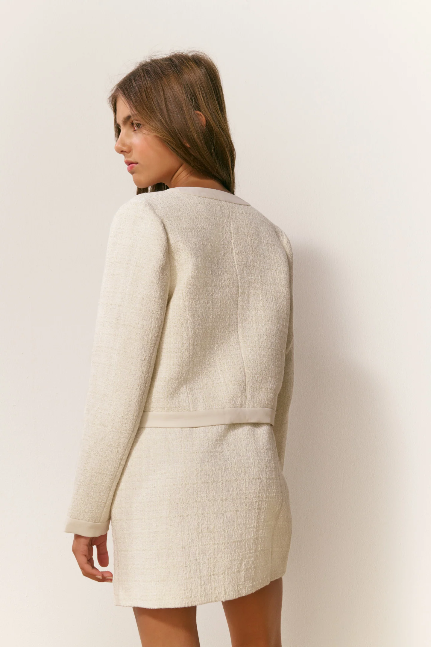 Girls Palomina Tweed Jacket - luluinthesky