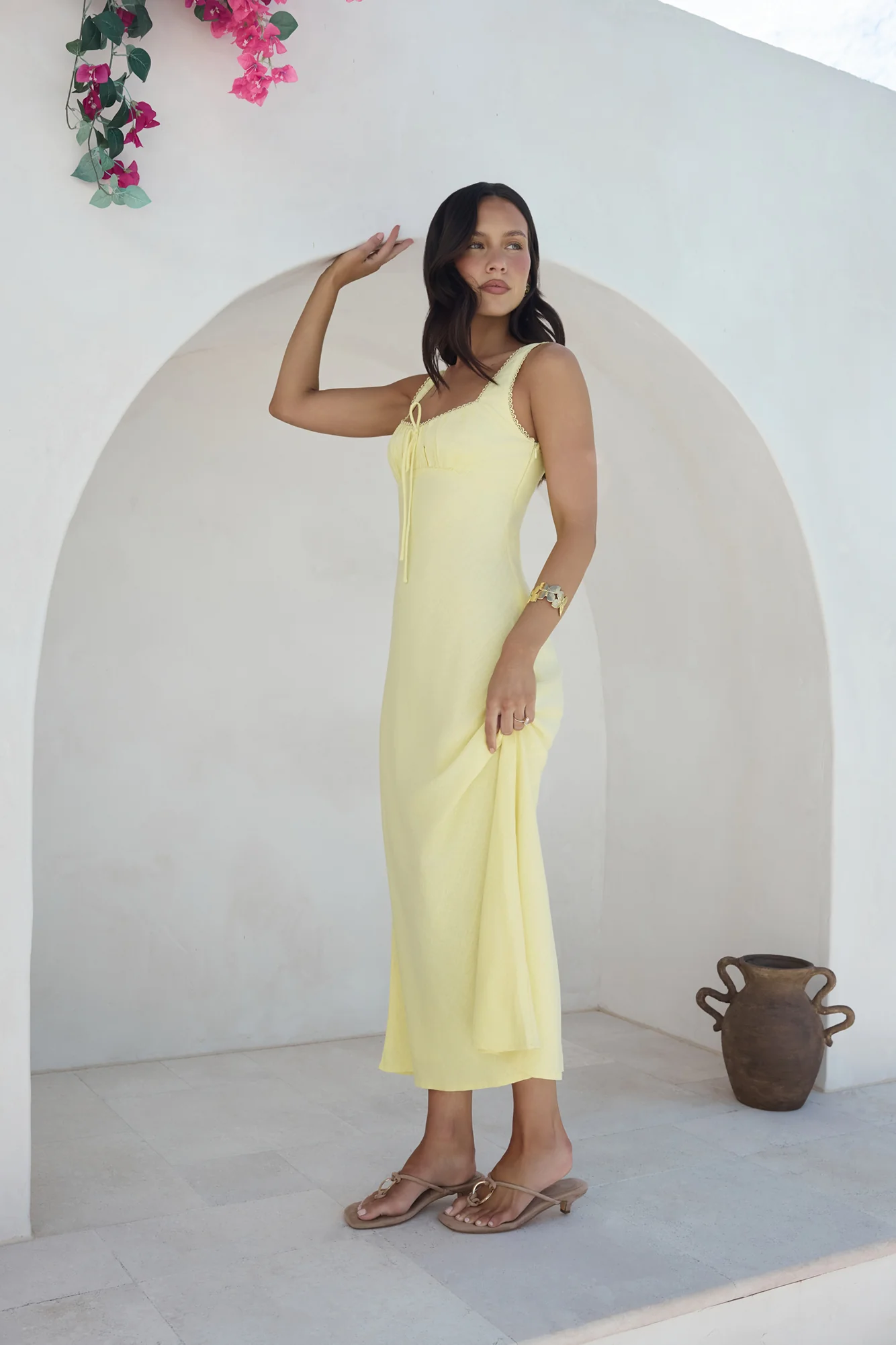 Lemon Squeeze Maxi Dress Yellow