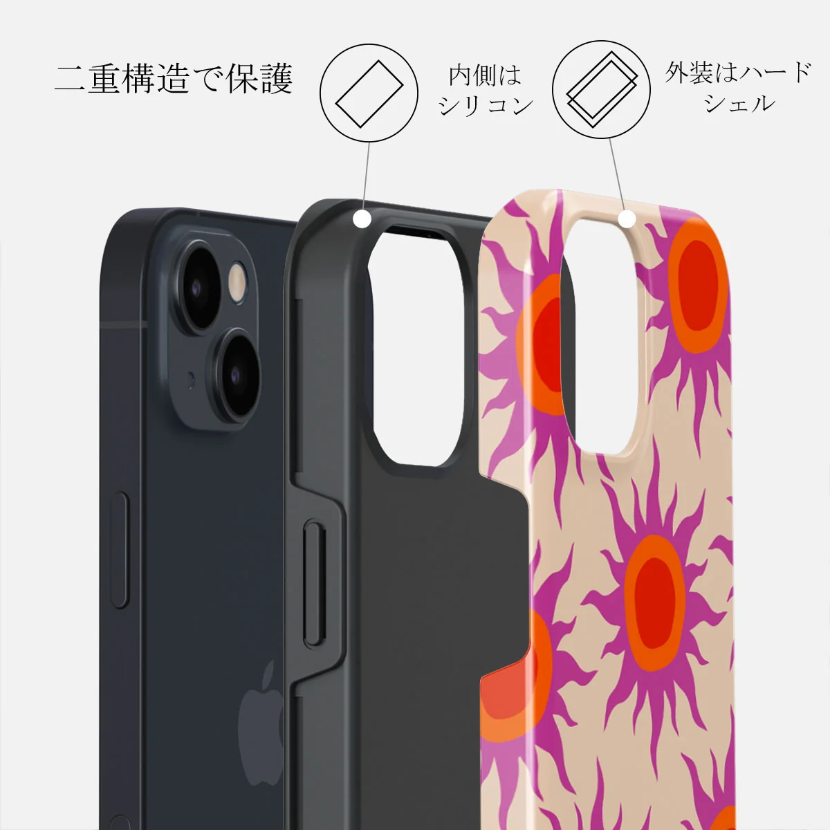 Sunset Glow - iPhone 13 Mini ケース