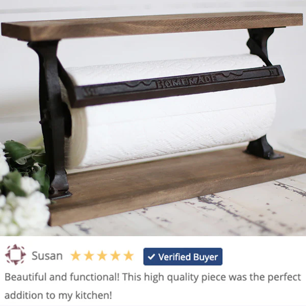 Cast Iron Paper Towel Holder
