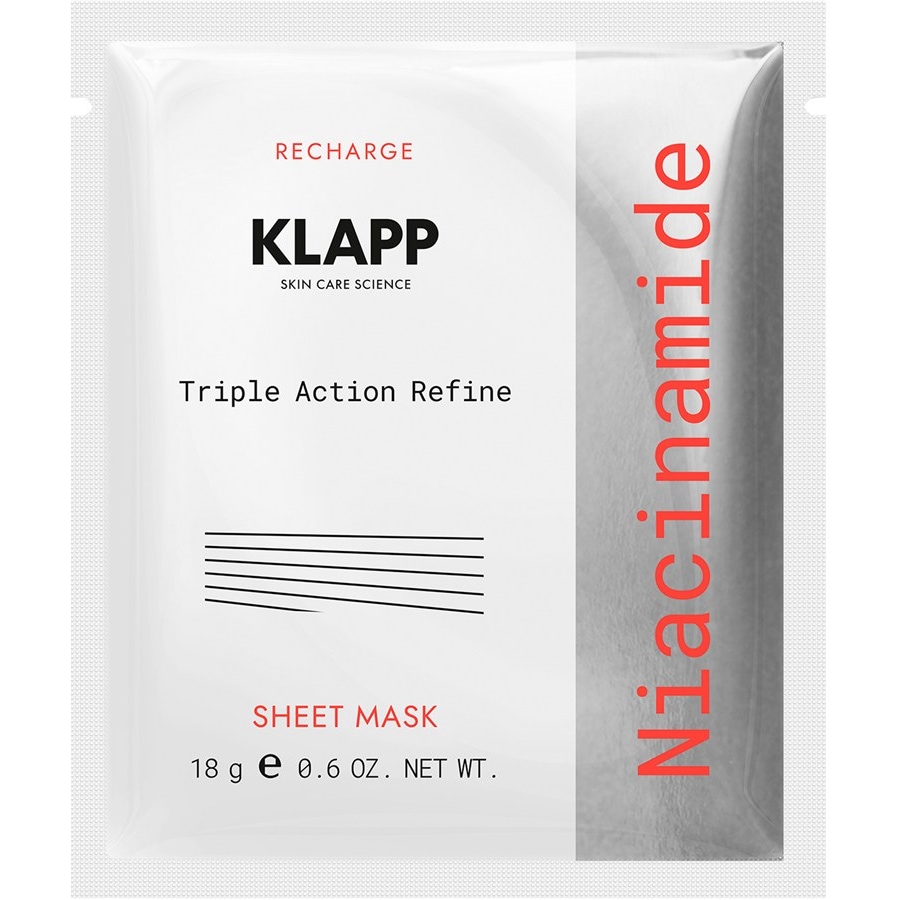 KLAPP Niacynamid Triple Action Refine Sheet Mask