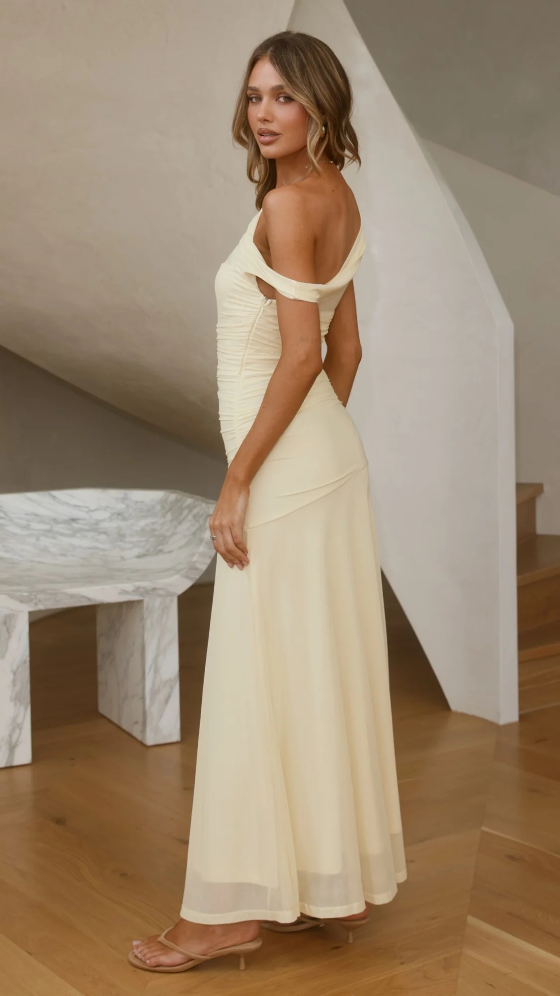 Malayah Maxi Dress - Yellow