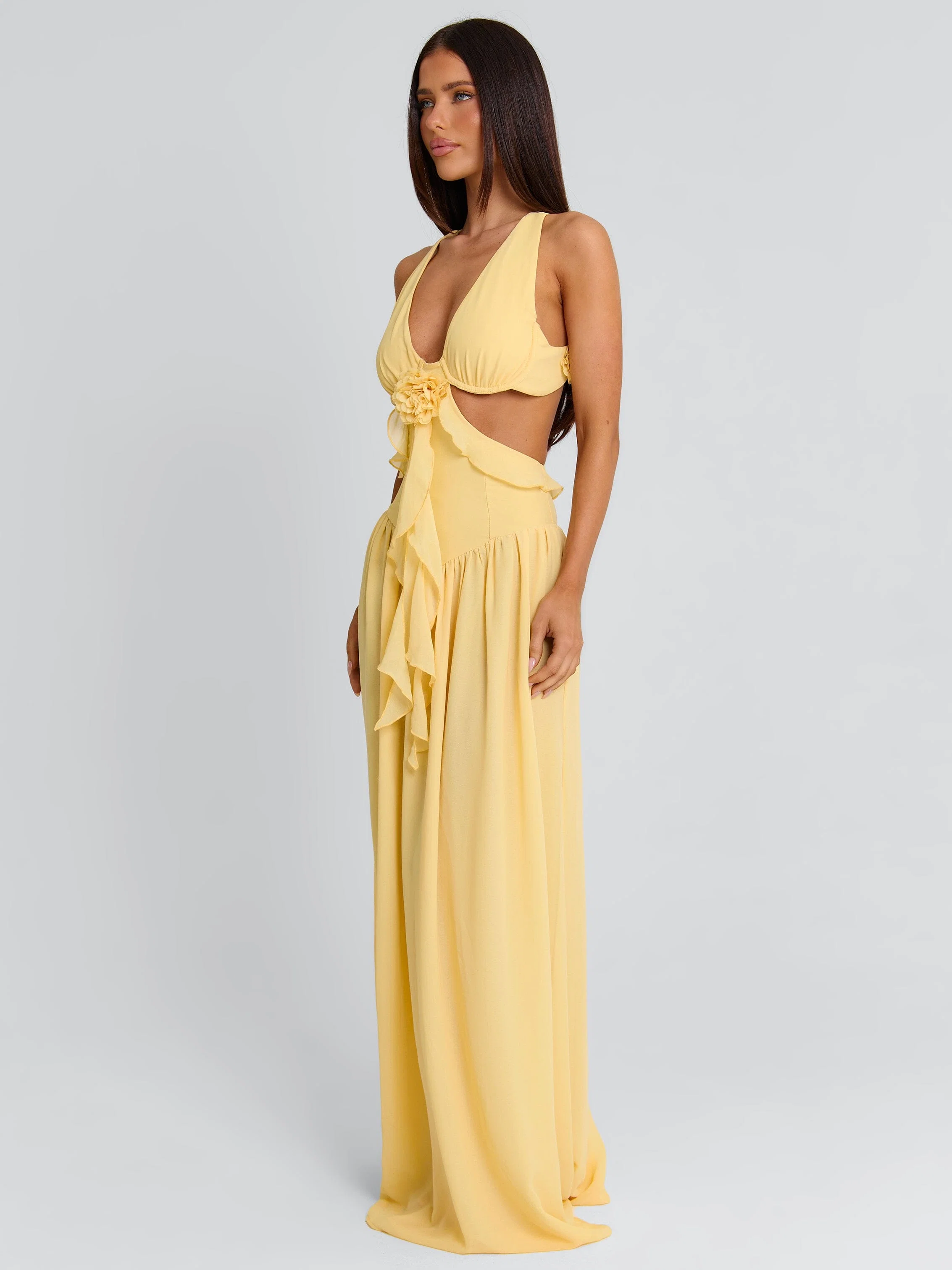 RAELYN MAXI DRESS YELLOW