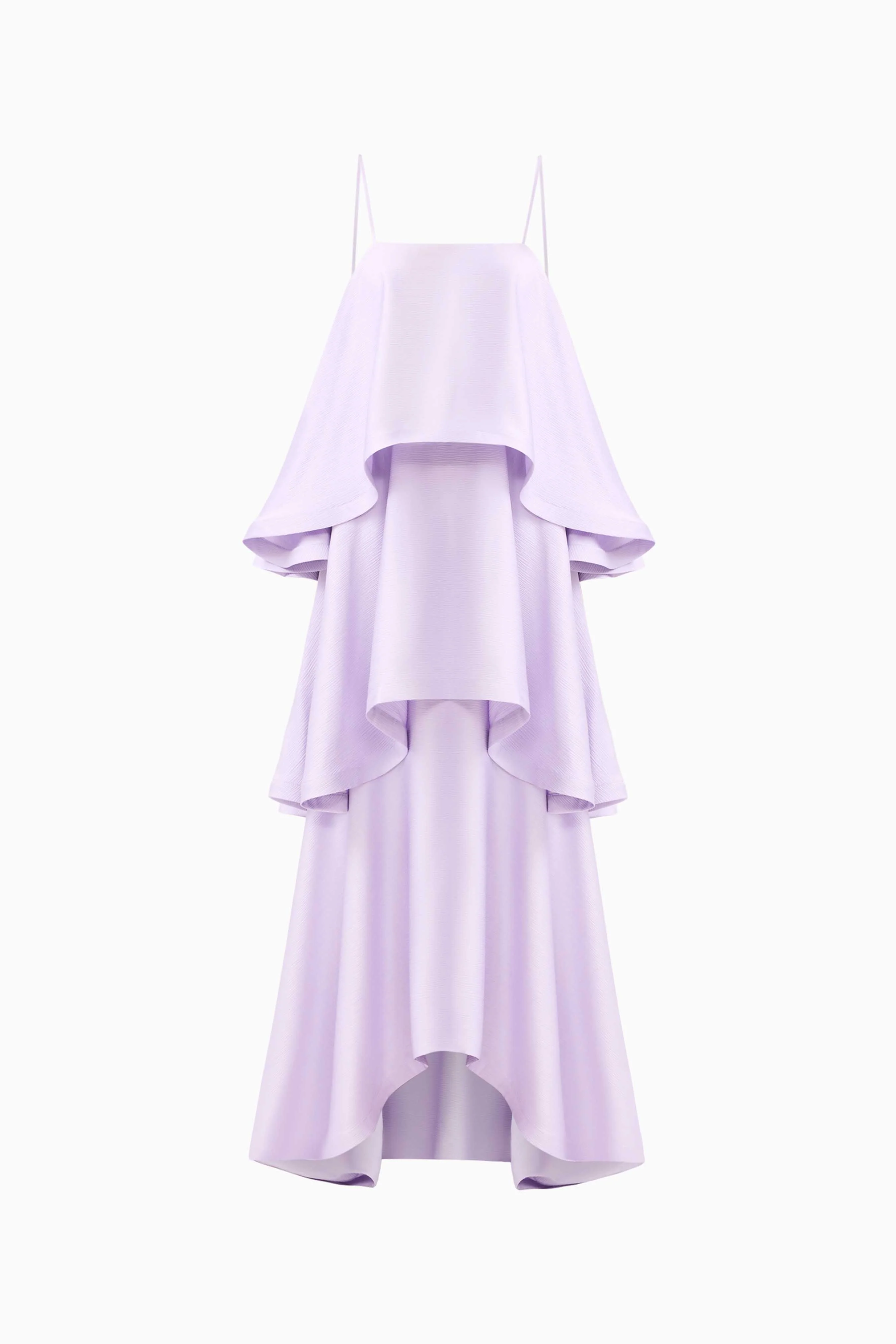 Tilly Tiered Maxi Dress in Purple