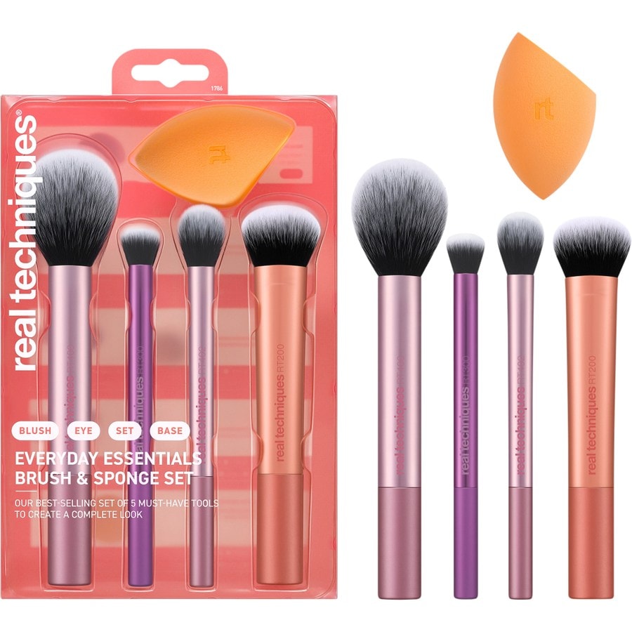 Real Techniques Face Brushes Every Day Essentials Brush Set