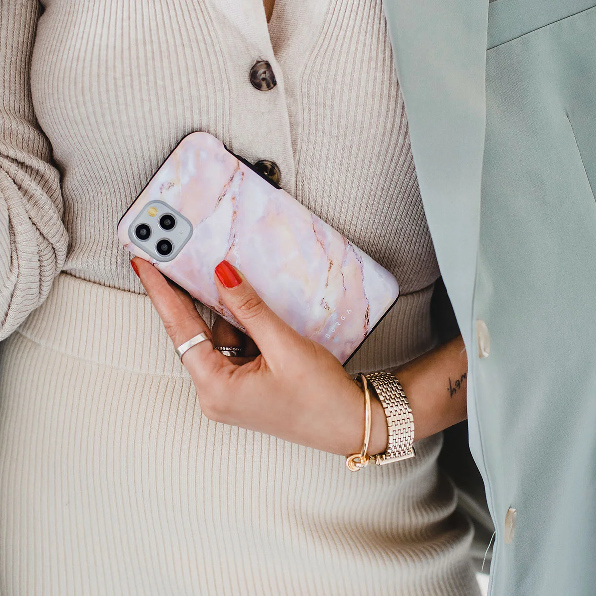 Morning Sunshine - Pastel Marble iPhone 11 Pro ケース