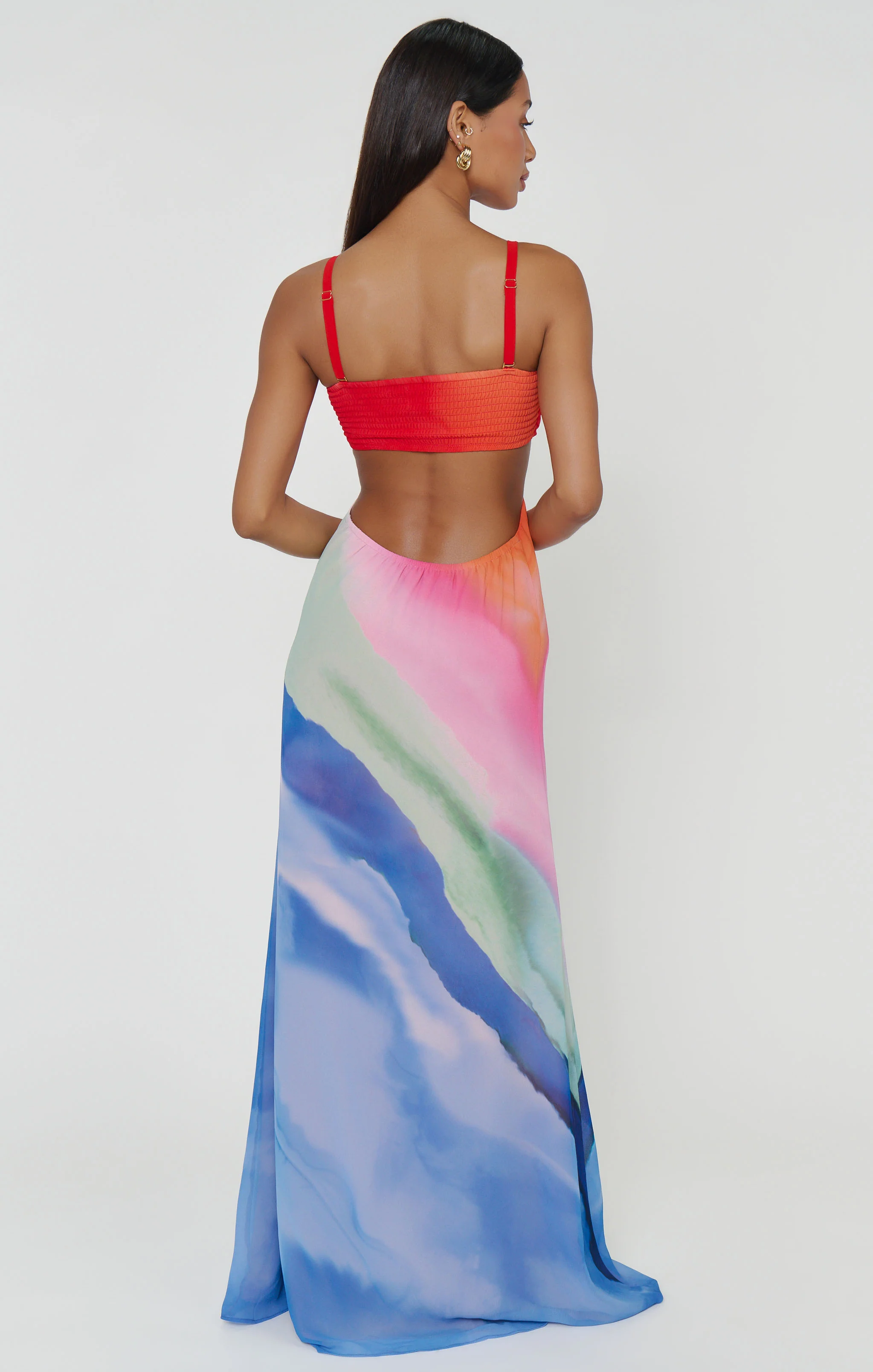 Niki Maxi Dress ~ Sunset