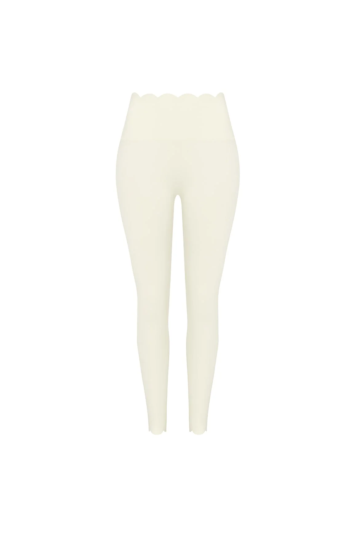 High-Waist Scallop Scrunch Legging