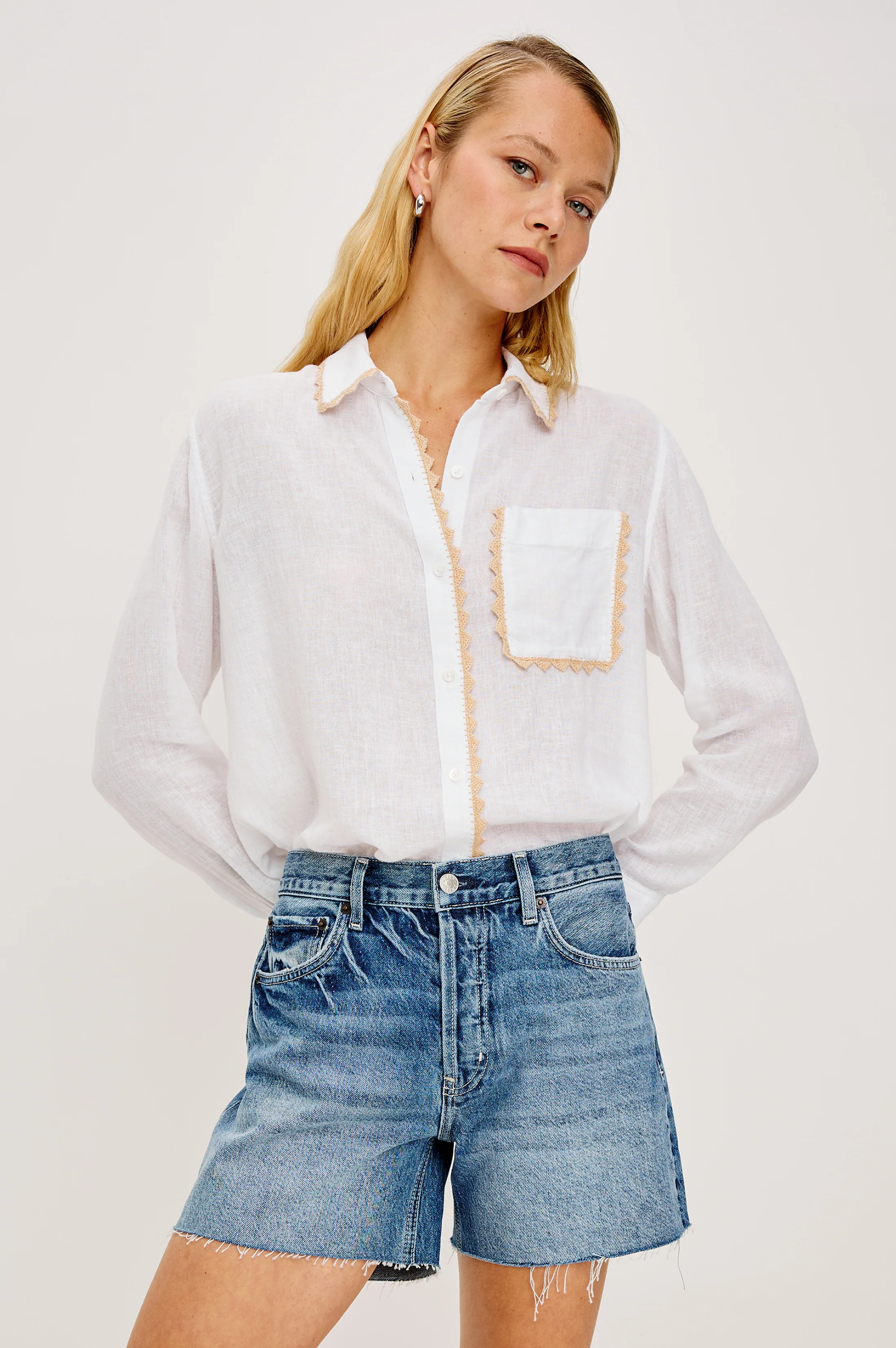 Saya Shirt - White