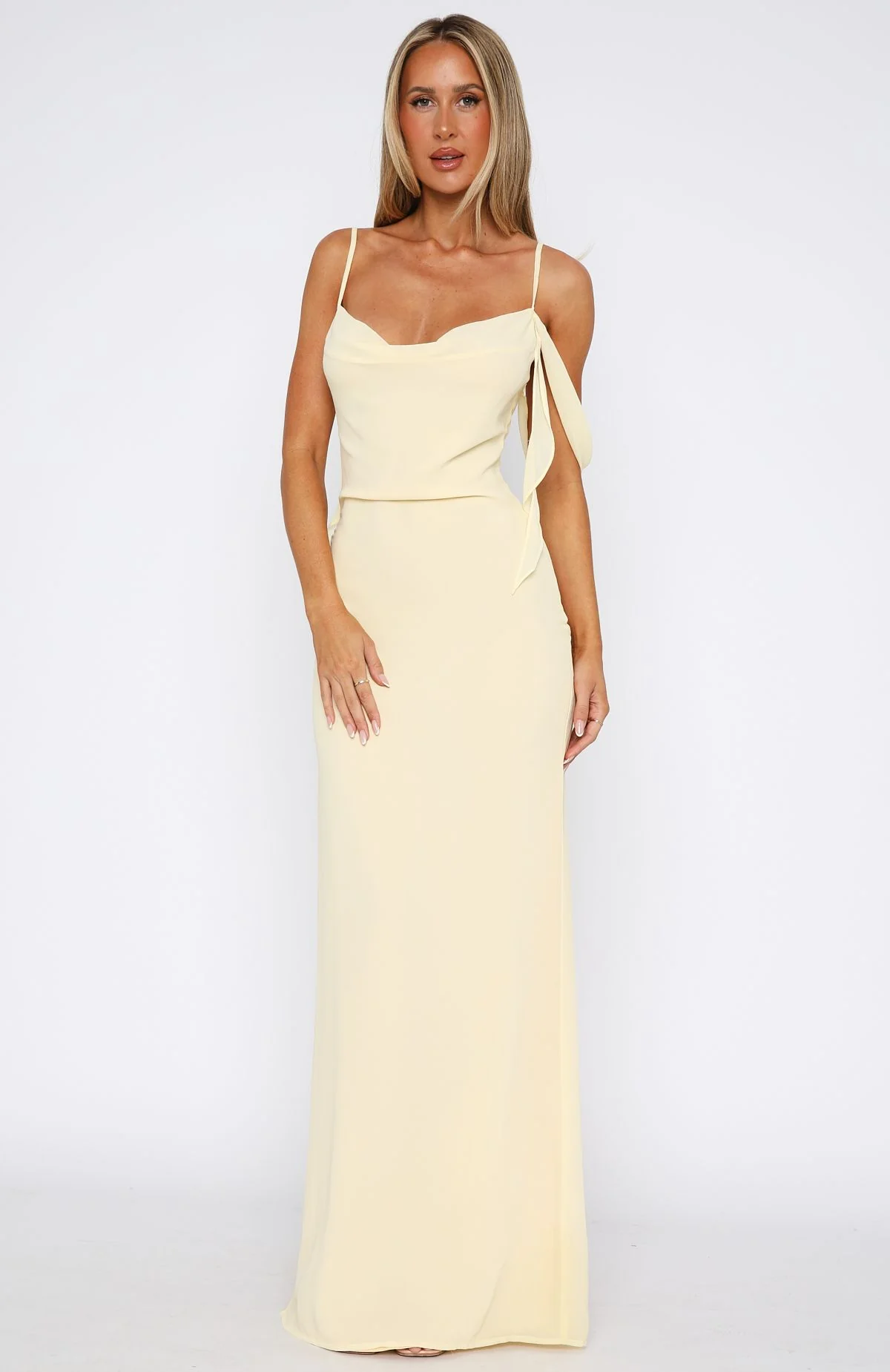 Love Blossoms Maxi Dress Lemon