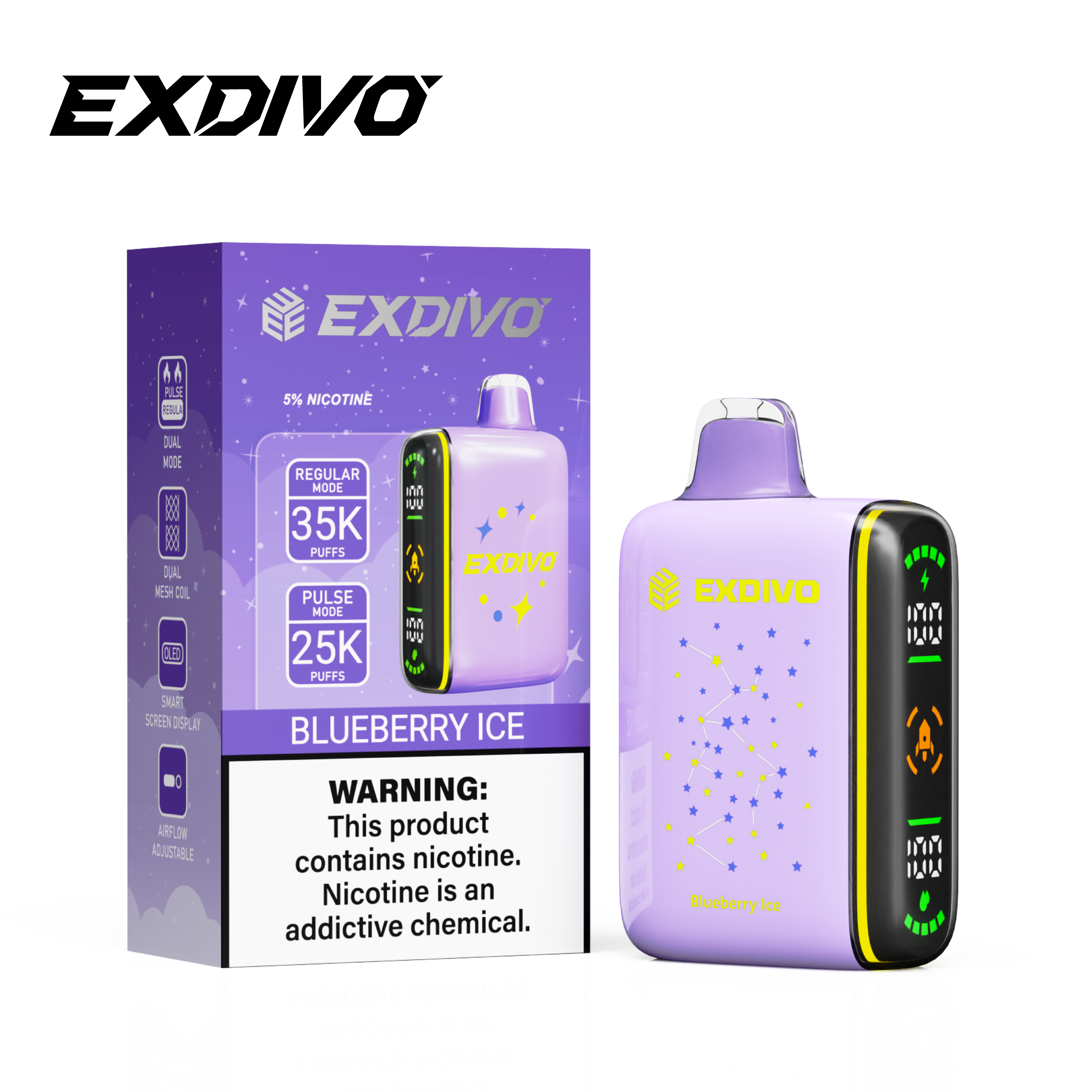EXDIVO interstellar 35000 Puffs