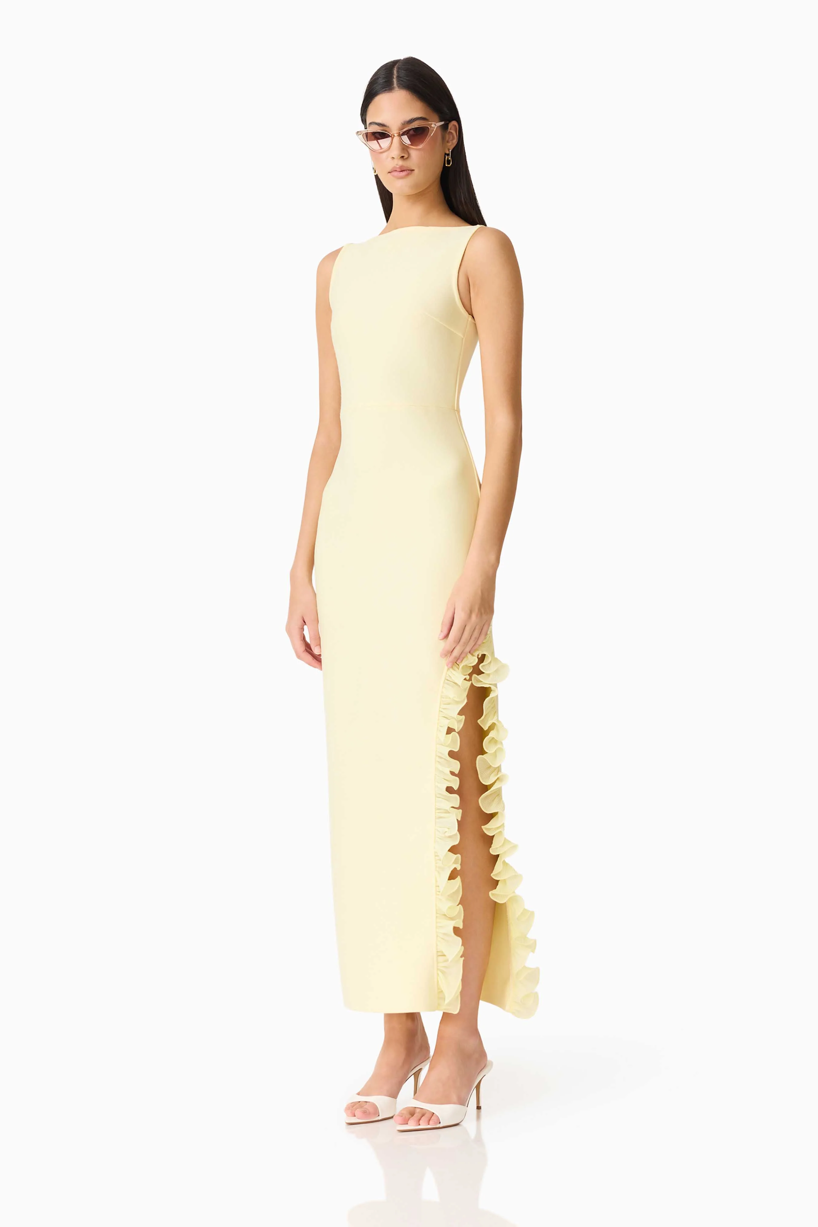CURAAE Catiana Maxi Dress in Yellow