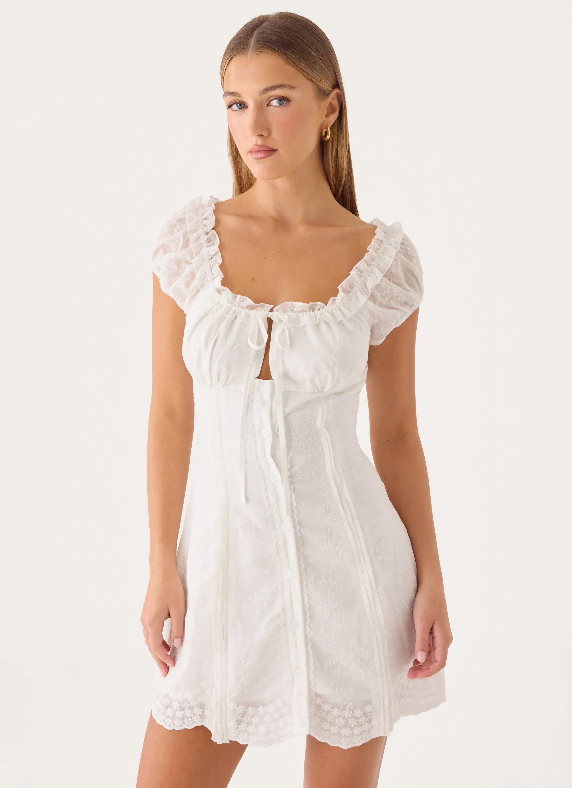 Complexity Mini Dress - White