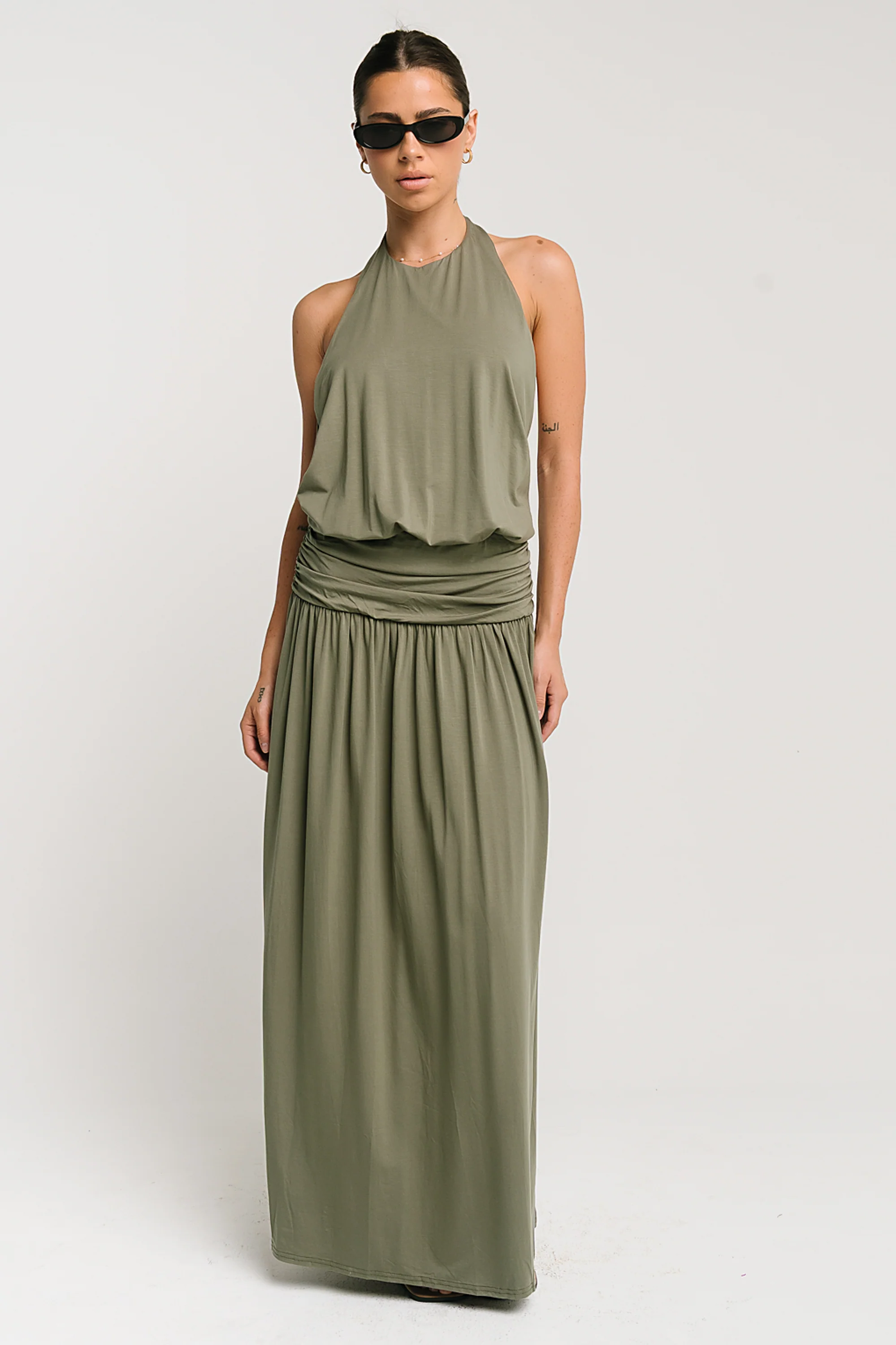 Mia Halter Maxi Dress
